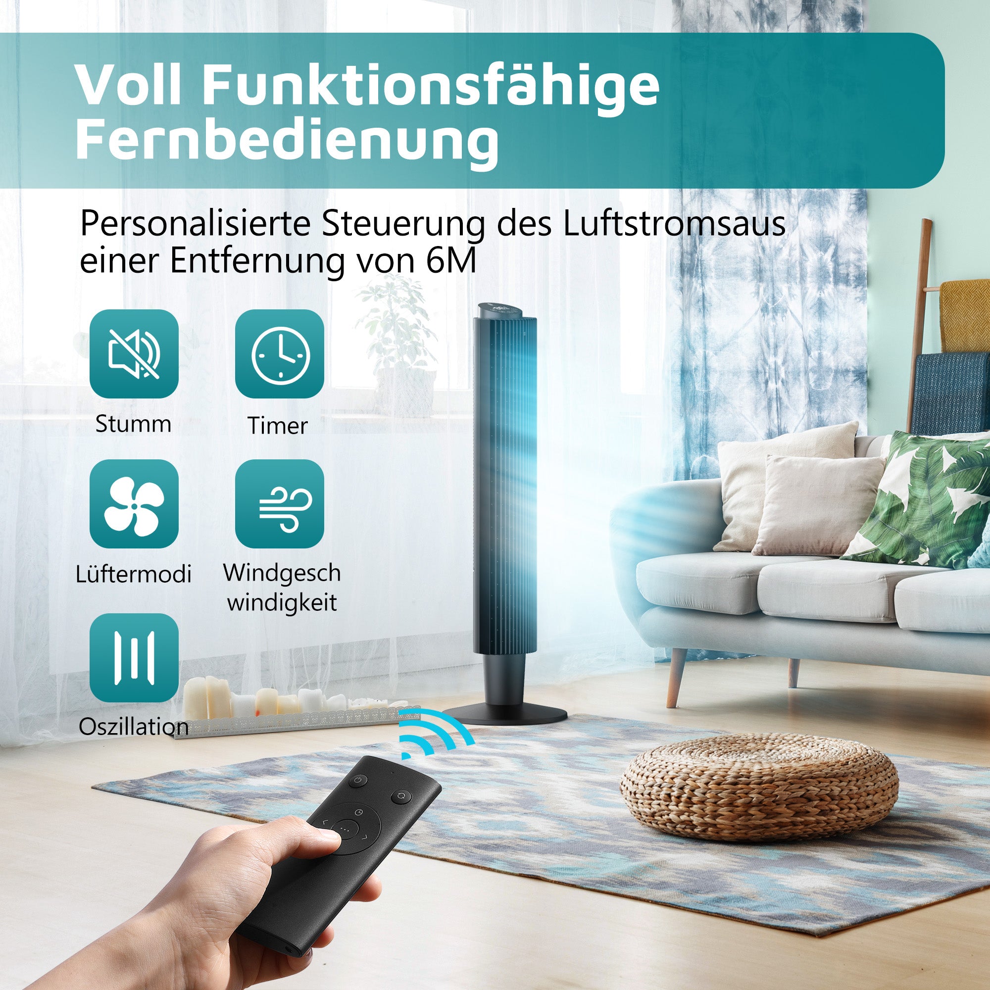 42” Tower Fan PE-TF005 & 2100 CFM Wall Fan PE-TF011 Bundle