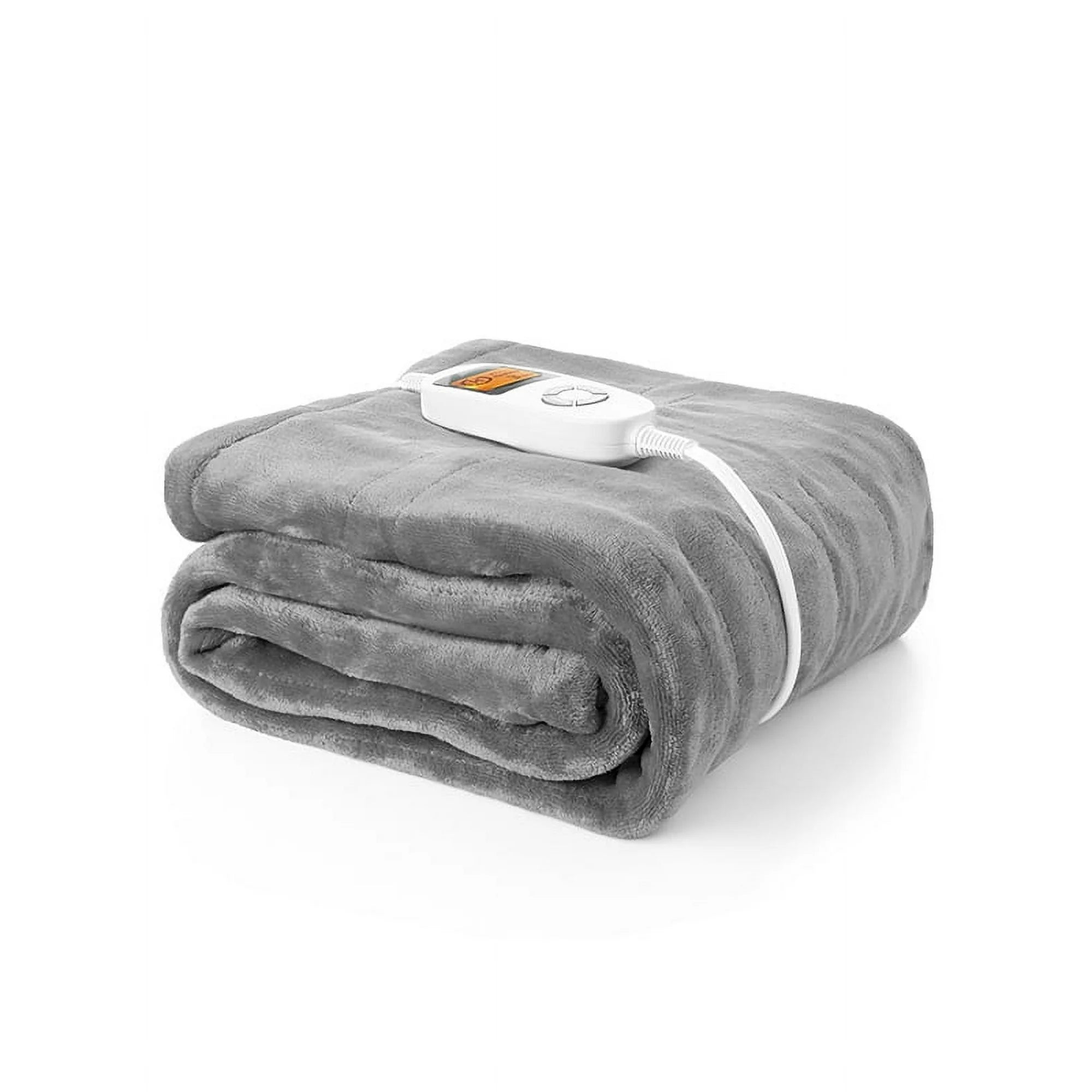 Electric Heated Blanket Full Twin Size Heated Throw Blanket 72" x 84" Soft Flannel Fast Heating Blanket with 10 Heating Levels 1-12 Hours Timer Auto-Off Protection Gifts for Women Men WM