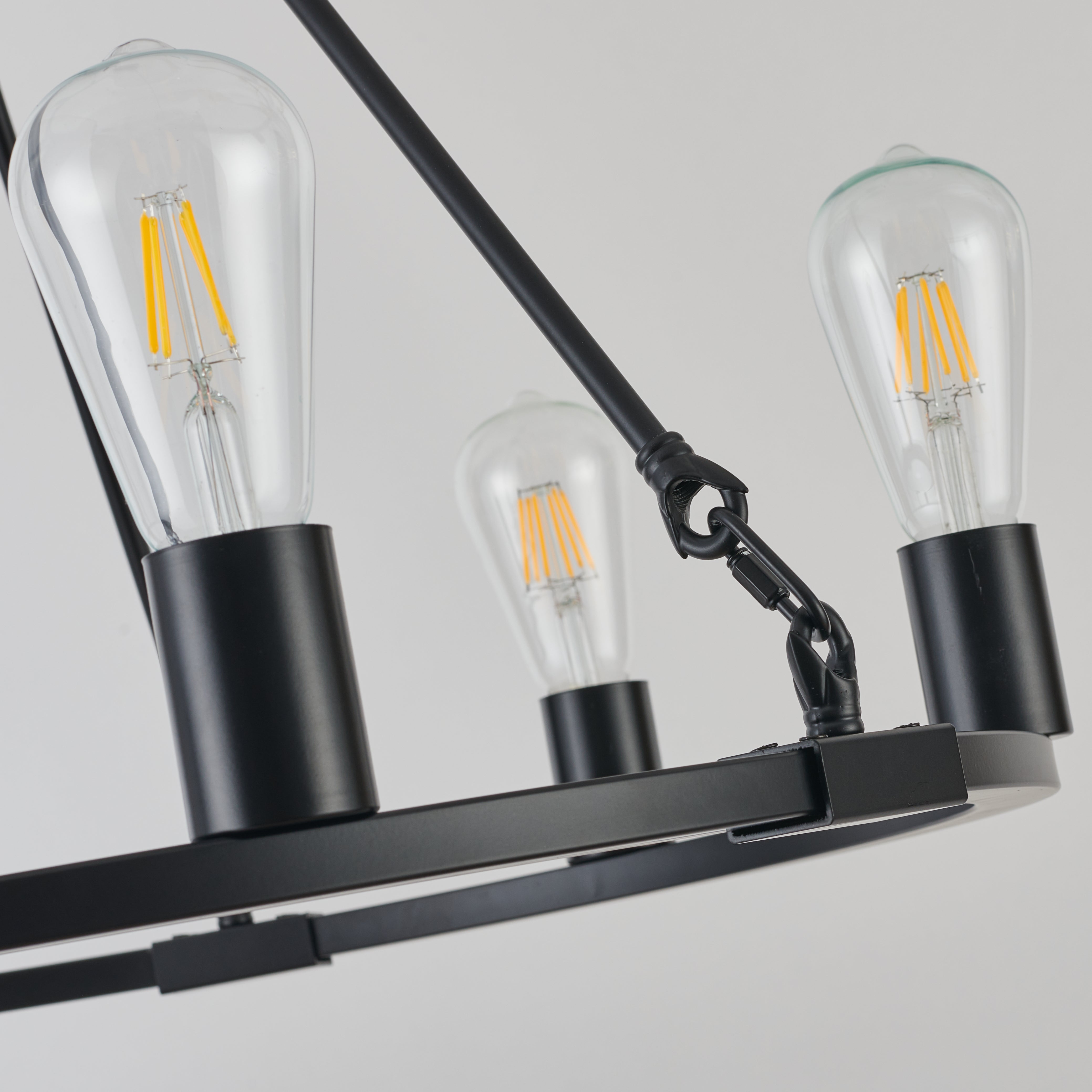 TaoTronics 6-Light Modern Chandelier Ceiling Lighting Pendant Light Fixtures NB-CL006