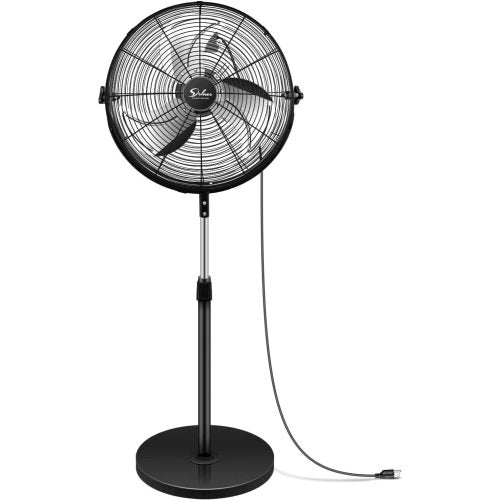 Simple Deluxe 20 Inch Pedestal Standing Fan, High Velocity