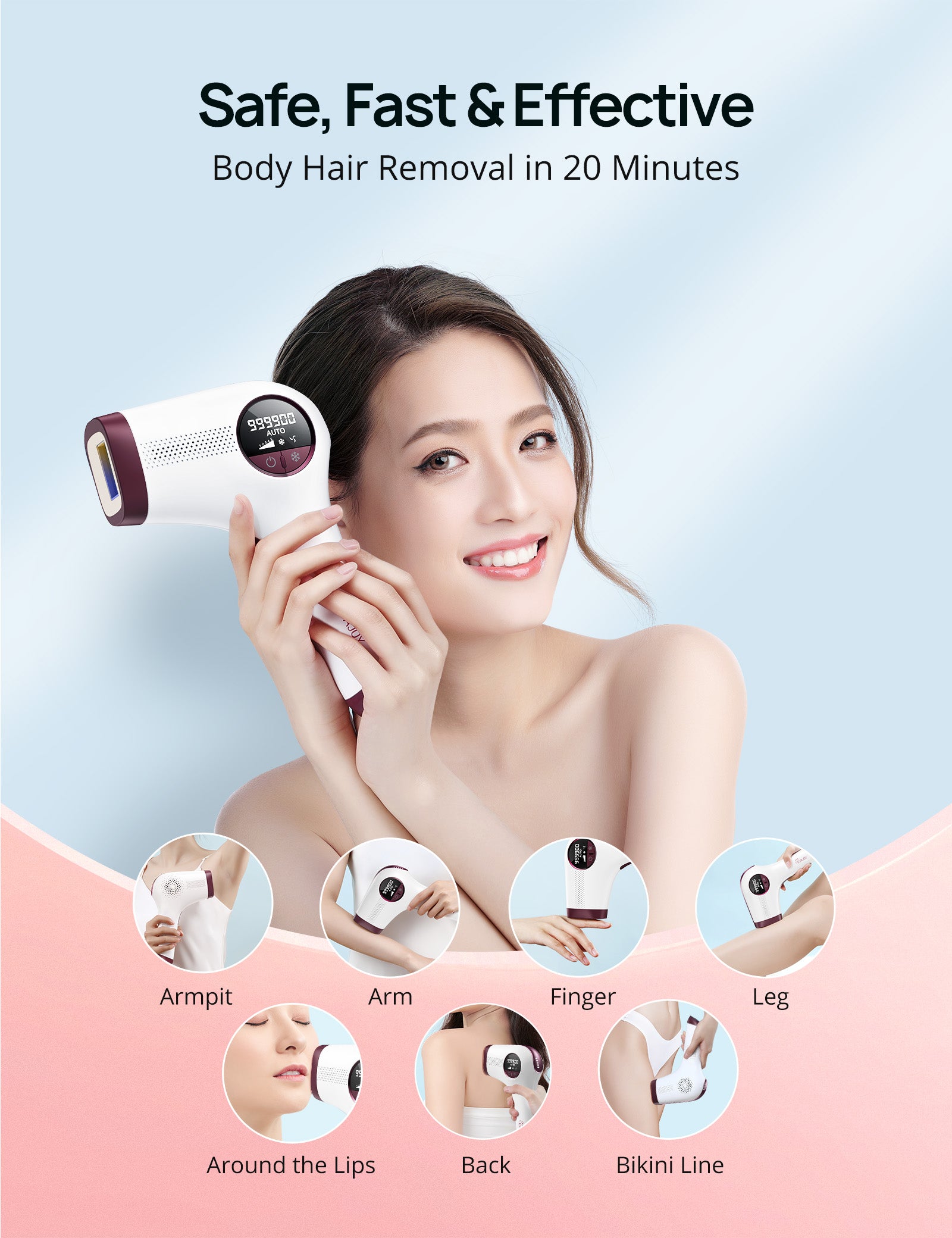 IPL Hair Removal for Women and Men