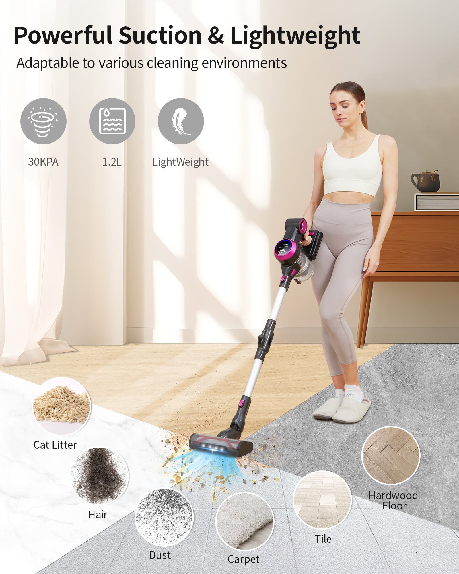 TaoTronics x HawKam Cordless Vacuum Cleaner HK-CA006