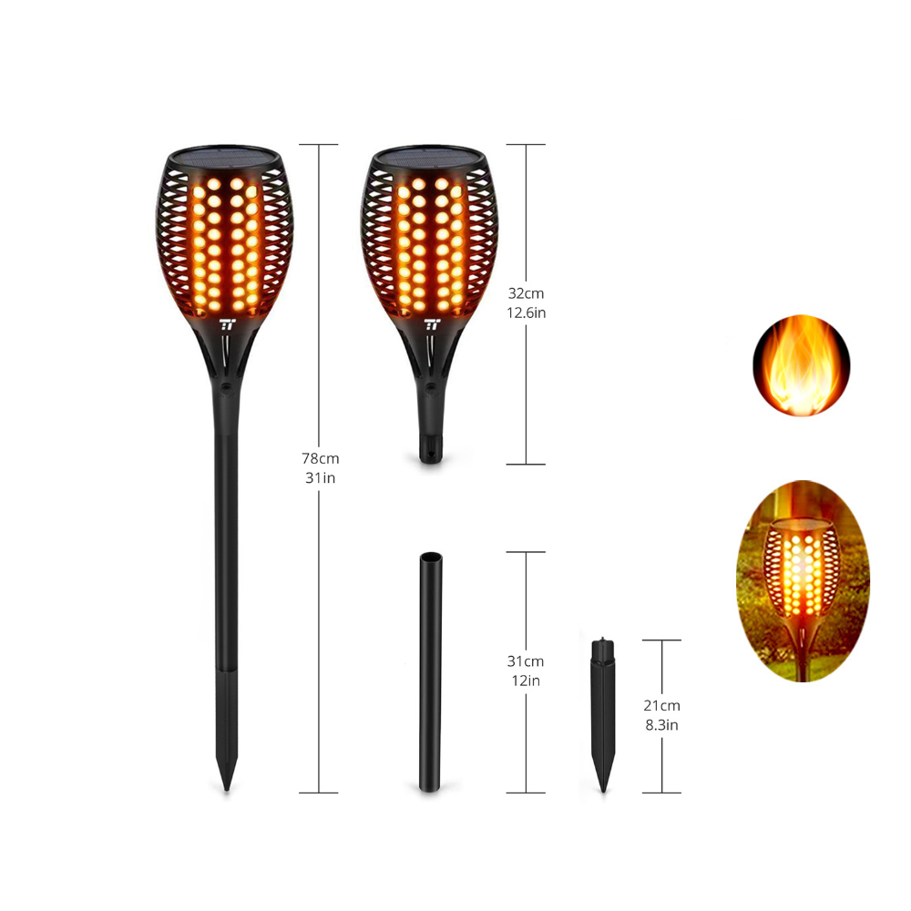 TaoTronics Solar Garden Lights,2PCS