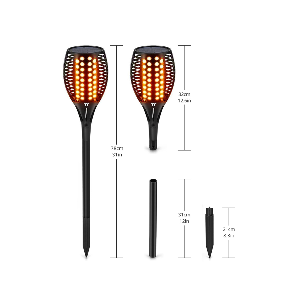 TaoTronics Solar Garden Lights,2PCS