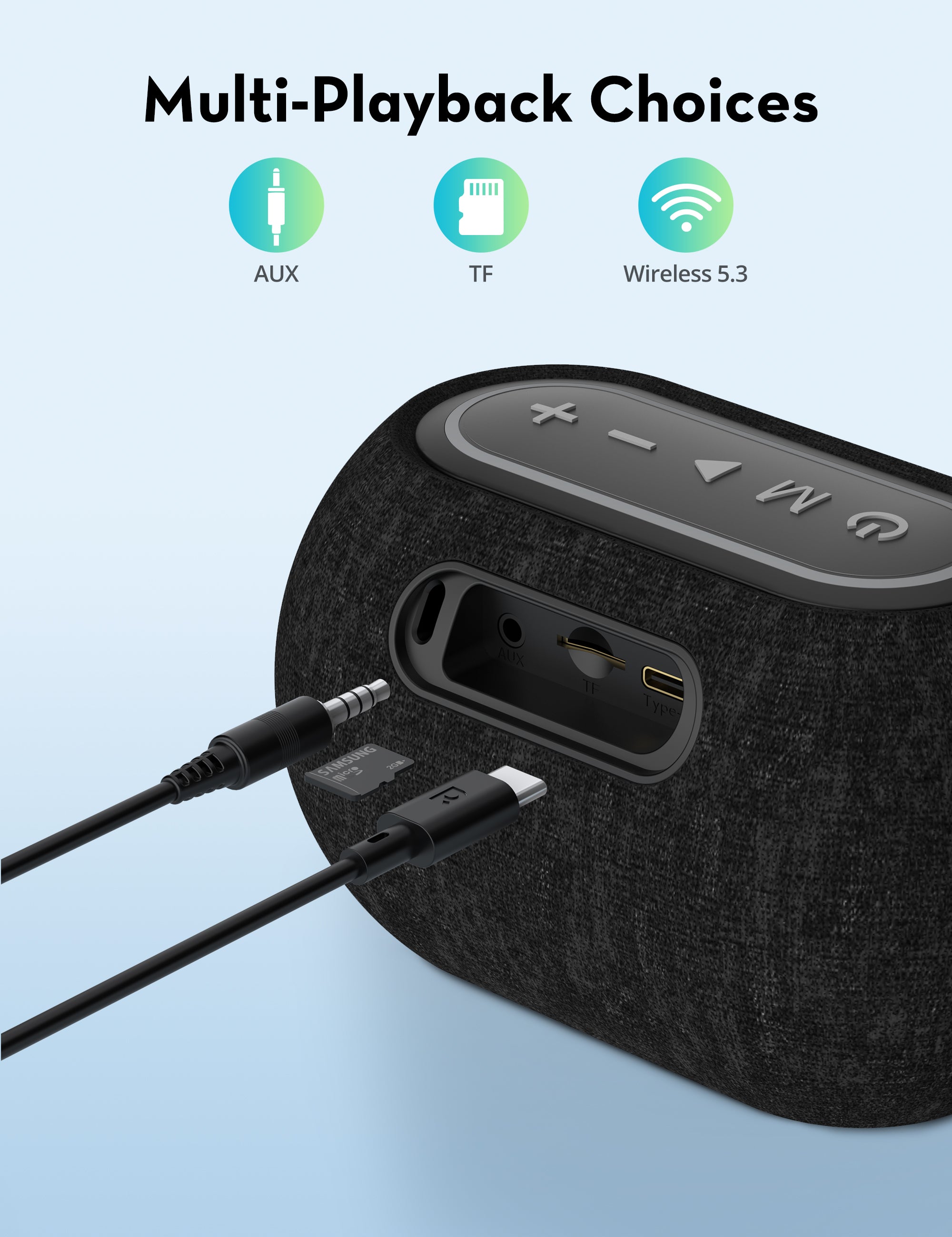 TaoTronics RP-SK002 Mini Bluetooth Speaker – Compact Sound for Everyday Moments