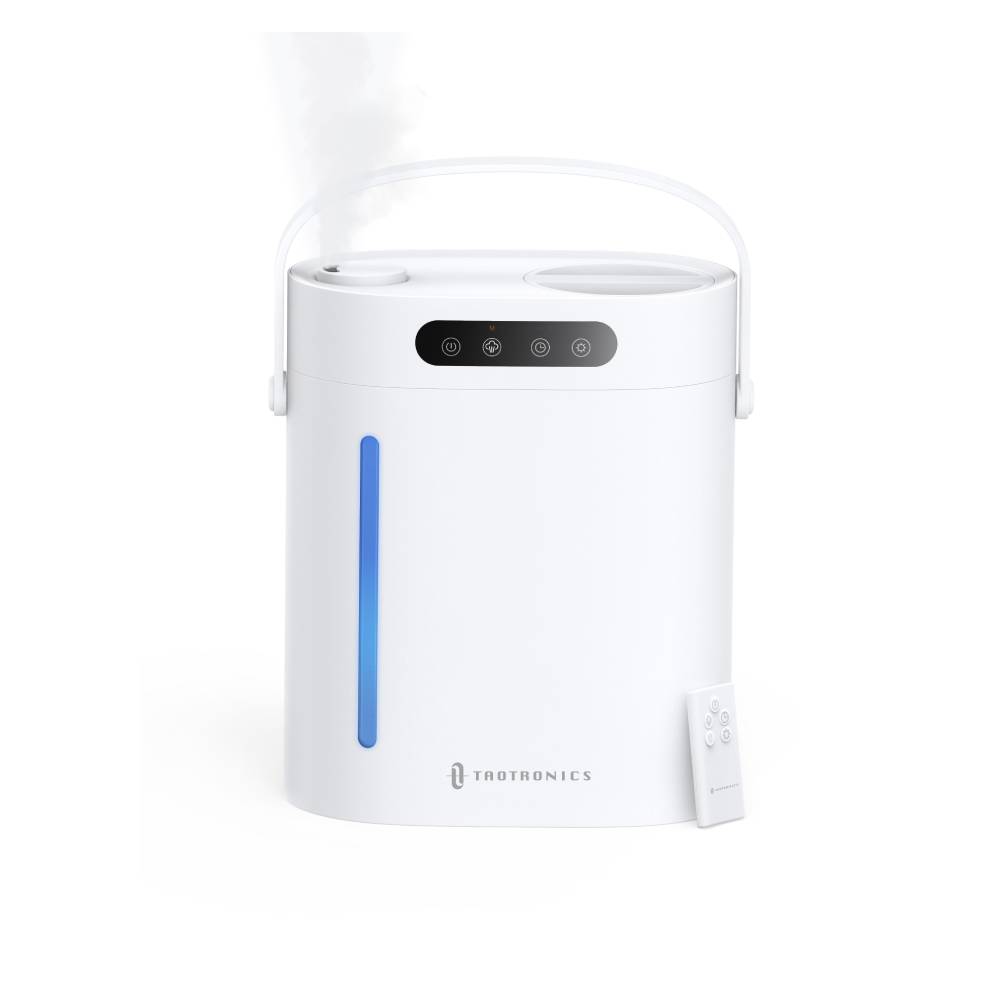 TaoTronics 6L Cool Mist Humidifier 1001,Top Fill Humidifier with Touch Control, Adjustable 3 Mist Outputs