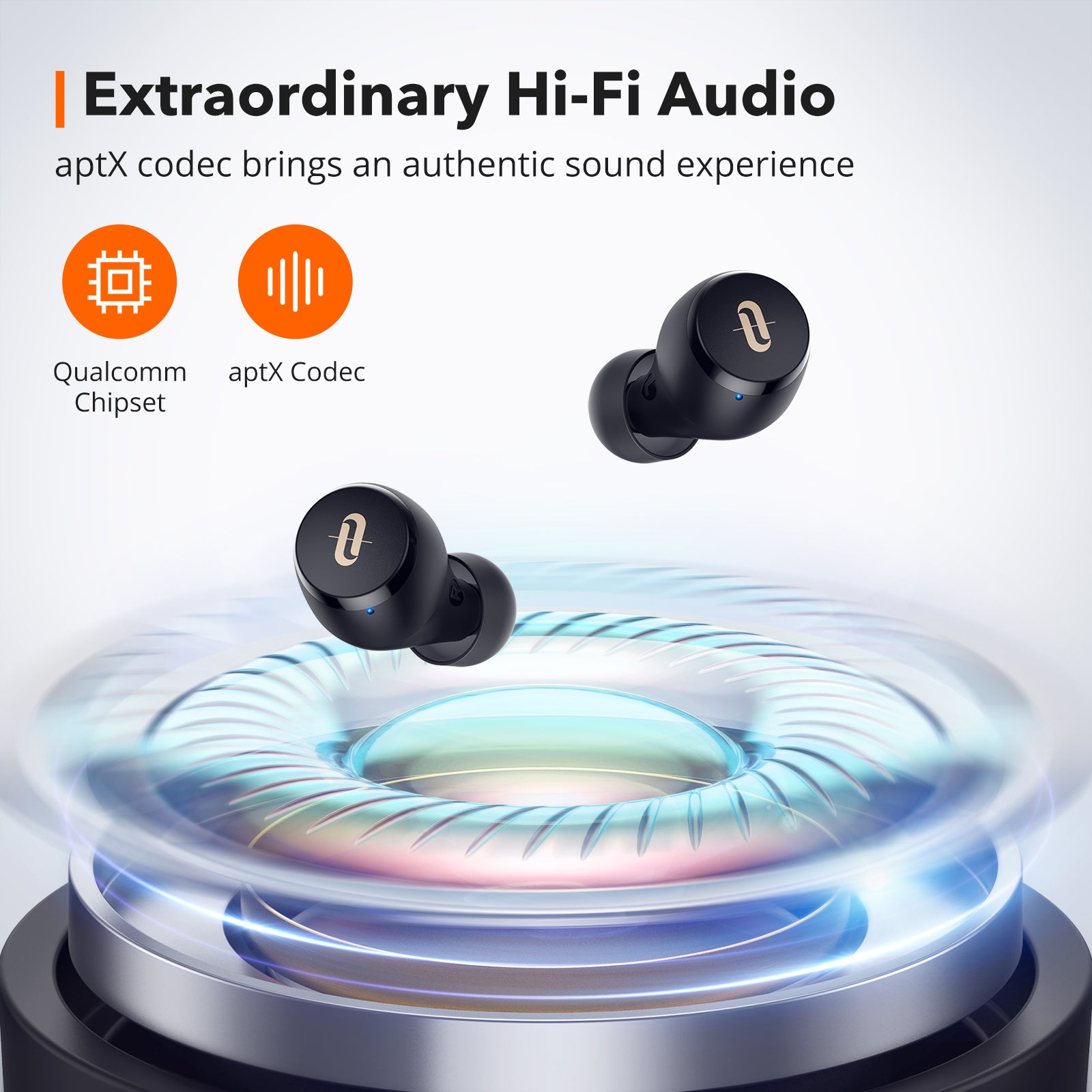 TaoTronics | Massage Gun TT-PCA004 & Bluetooth Earbuds TT-BH097 Bundle