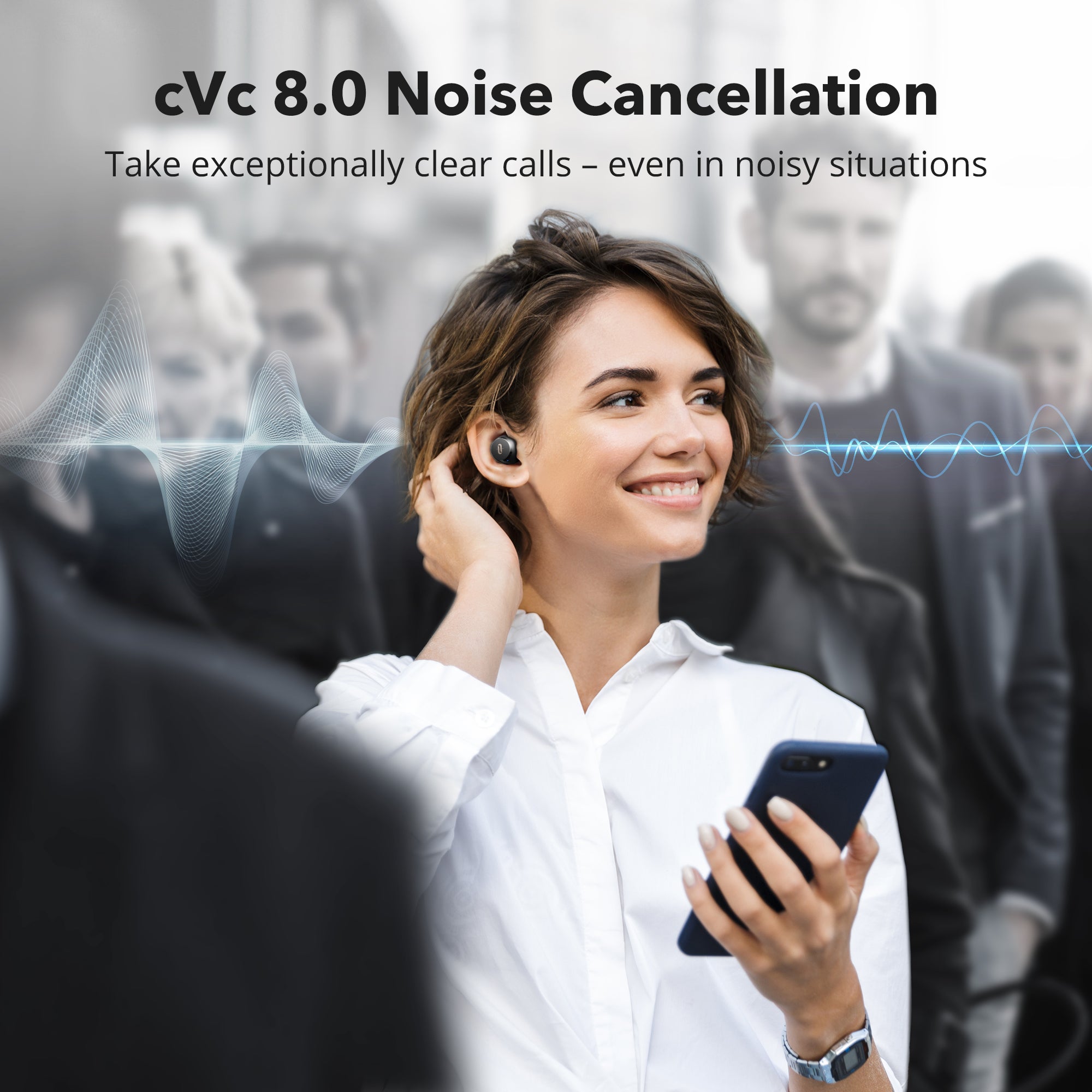 TaoTronics | Massage Gun TT-PCA004 & Bluetooth Earbuds TT-BH097 Bundle