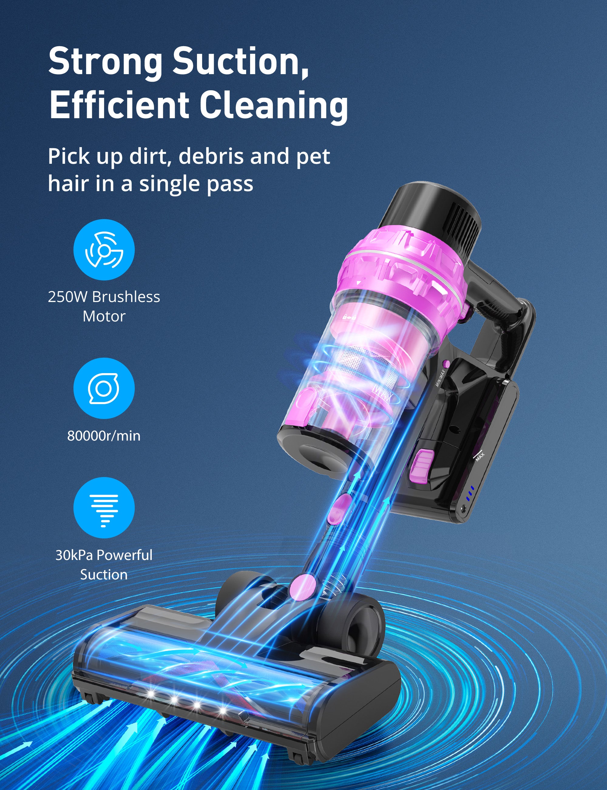 TaoTronics x HawKam Cordless Vacuum Cleaner HK-CA007