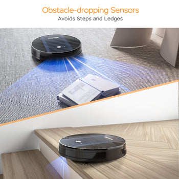 Geek Smart G6 gyroscope Robot Vacuum Cleaner, Ultra-Thin, 1800Pa Strong Suction, Wi-Fi Connected APP