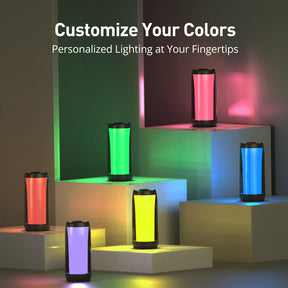 Sympa RGB Table Lamp, Smart Lamp Work with Alexa, LED Lamp with Bluetooth Speaker, Bedside Table Lamp