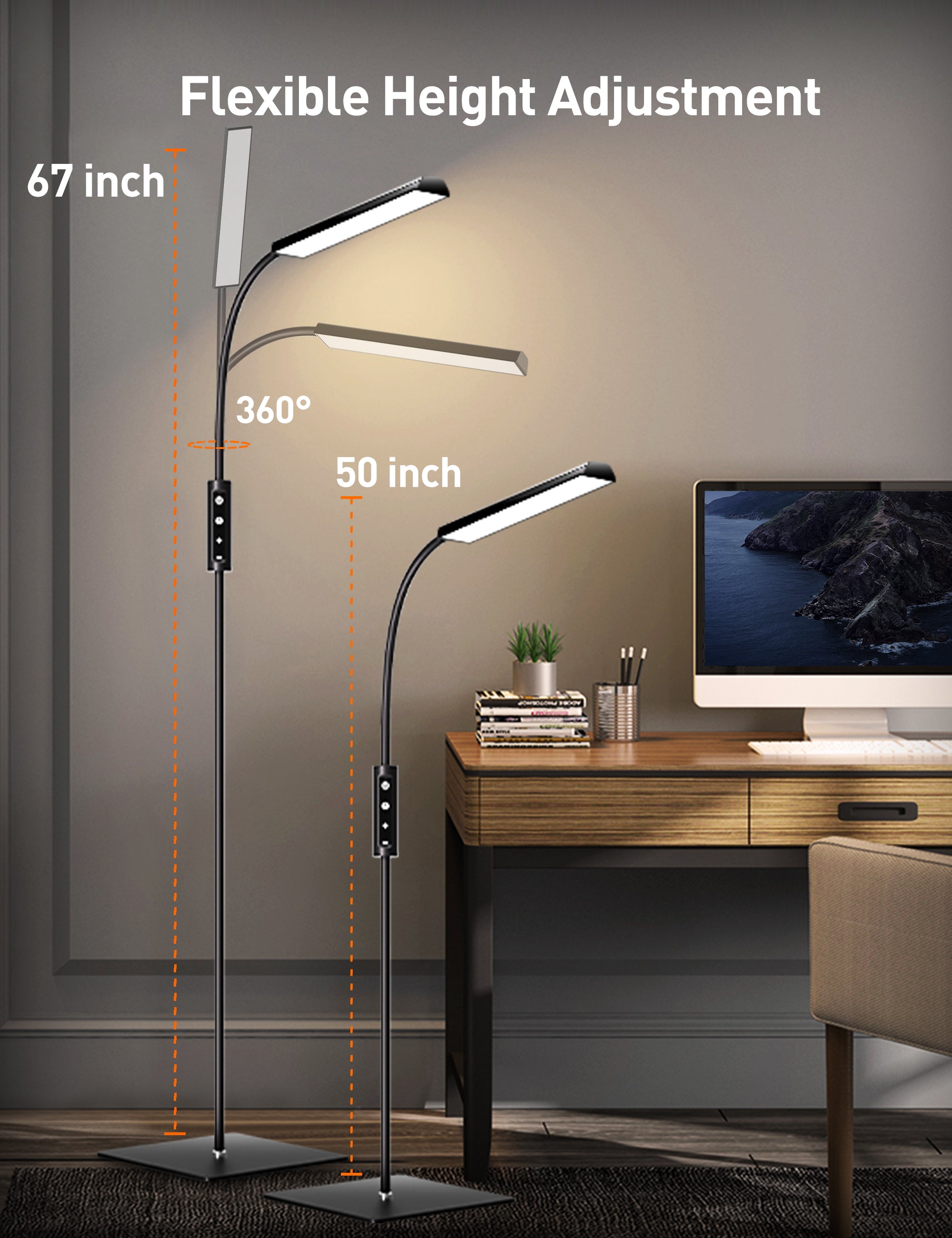 TaoTronics Remote Customizable LED Floor Lamp NB-DL007