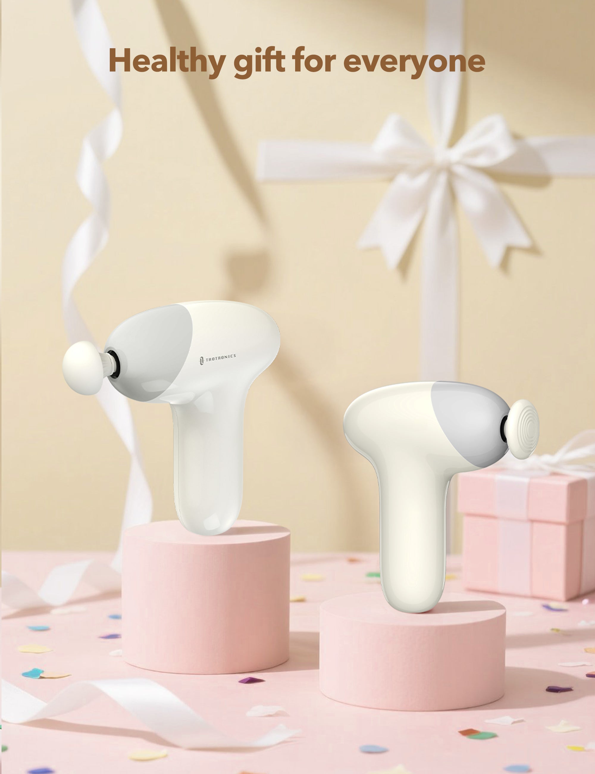 TaoTronics | Massage Gun TT-PCA007, Ergonomic Self-Care Full Body Mini Massage Gun