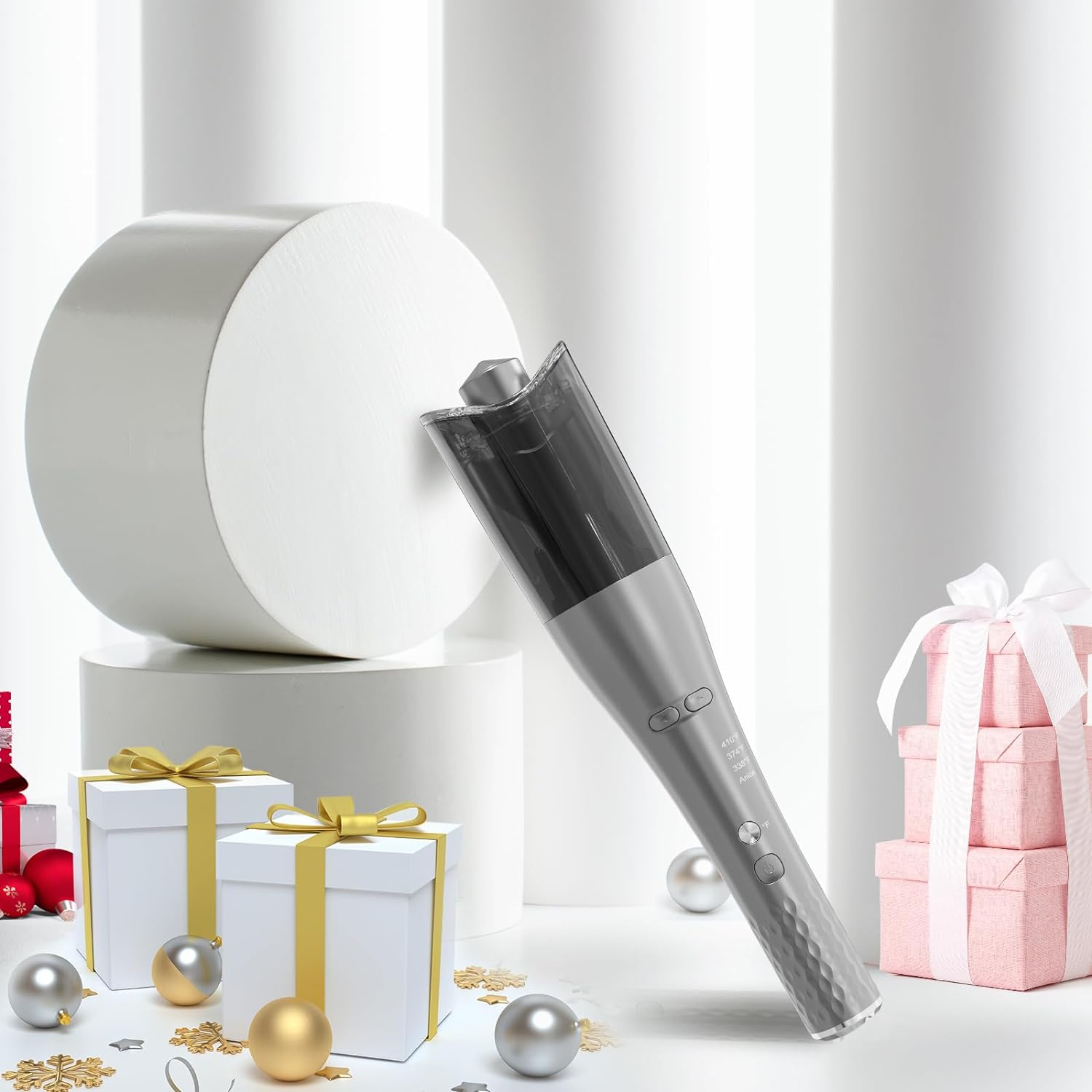 2023 Upgraded TaoTronics Automatic Curling Iron, Rotating Curling Iron with Anion to Protect Hair