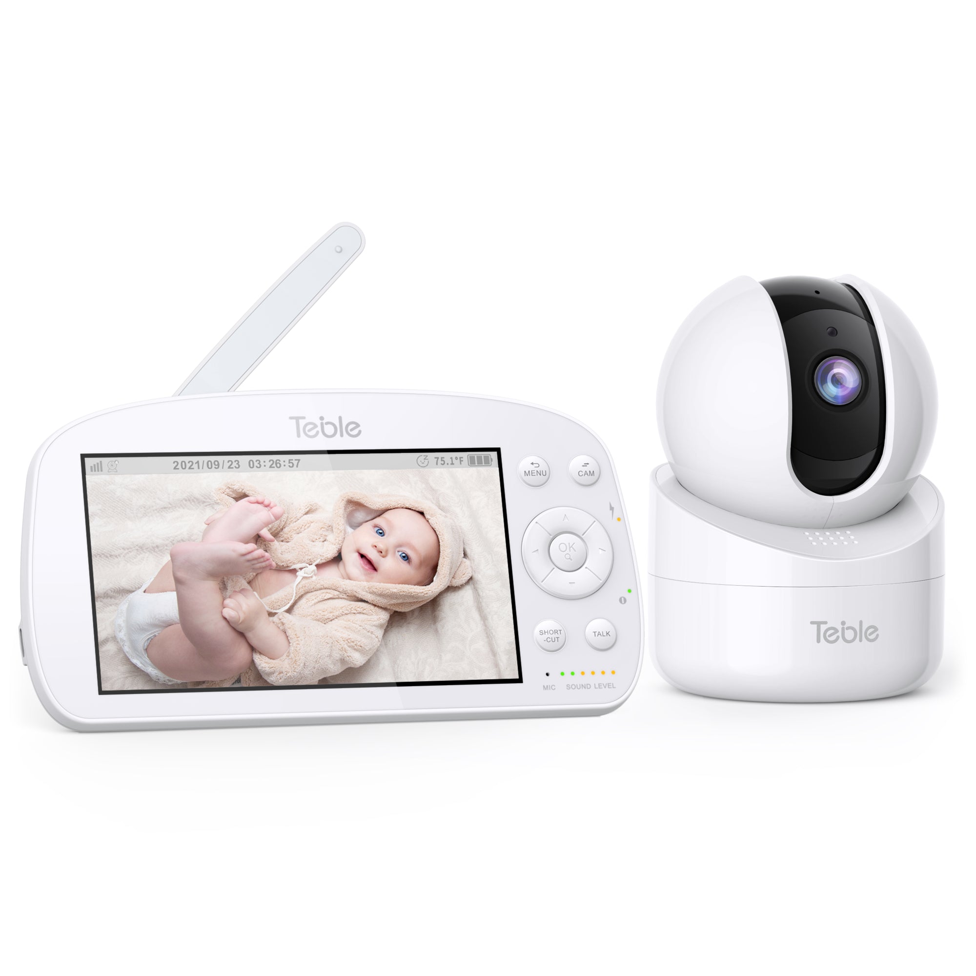 TaoTronics x Teble Baby Monitor 5.5 inch 720P HD Display TB-IH001