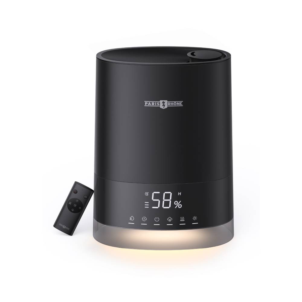 6L Top Fill Humidifier, Warm and Cool Mist Ultrasonic Air Vaporizer with Customized Humidity