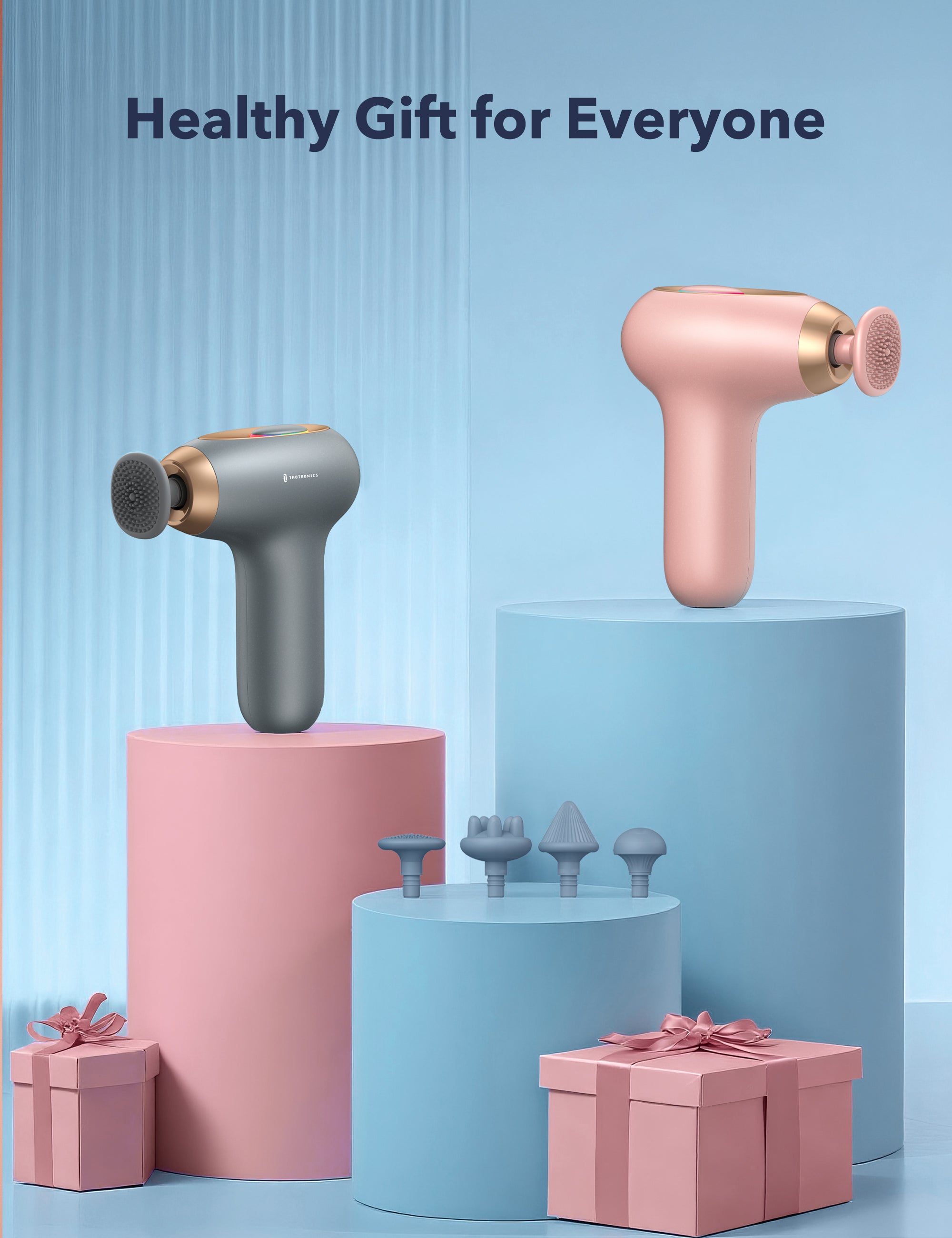 TaoTronics | Massage Gun TT-PCA006, Ergonomic Self-Care Mini Relax Massage Gun