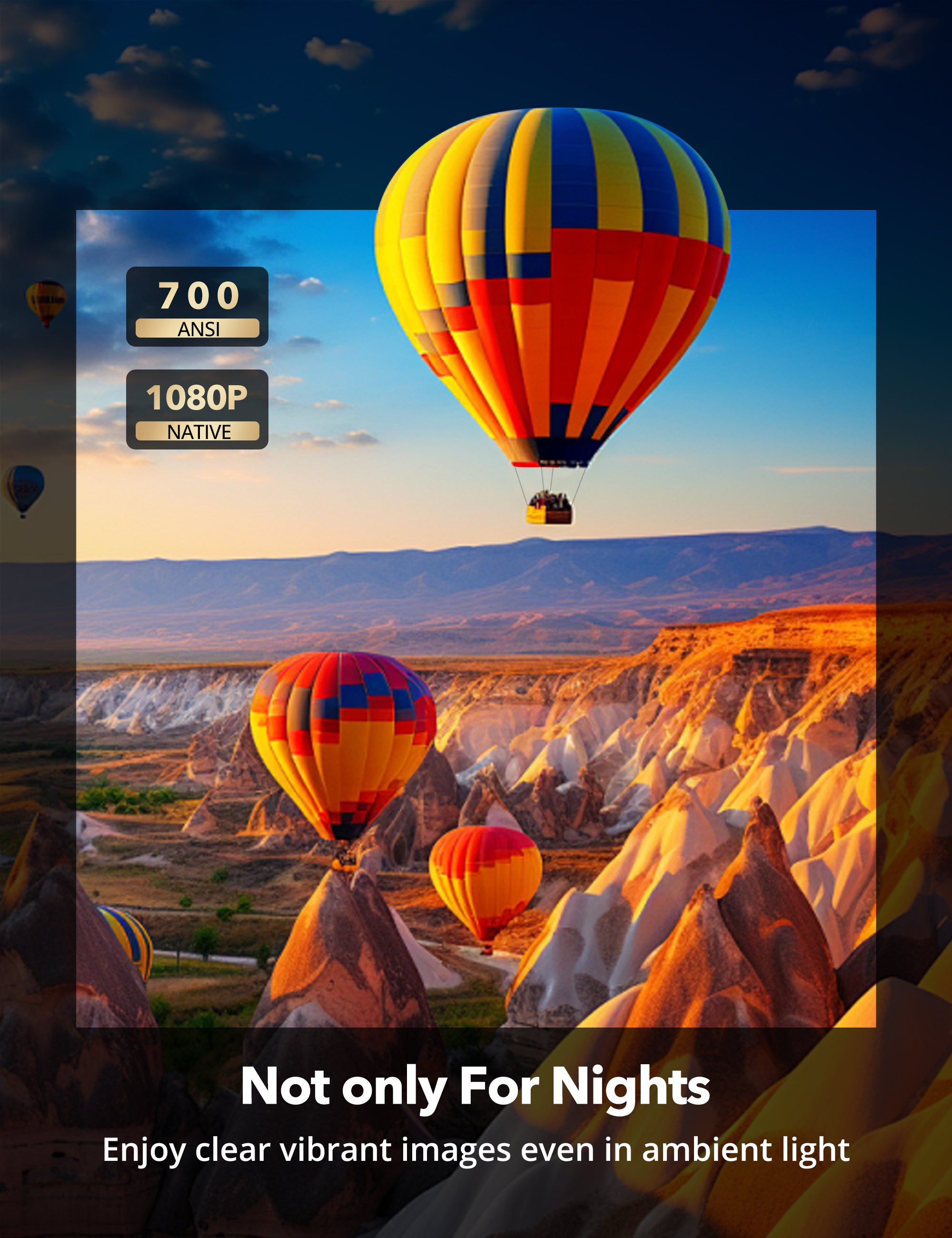 TaoTronics | Smart 4K Projector Google TV Wi-Fi 6 Auto Adjust TT-SP011