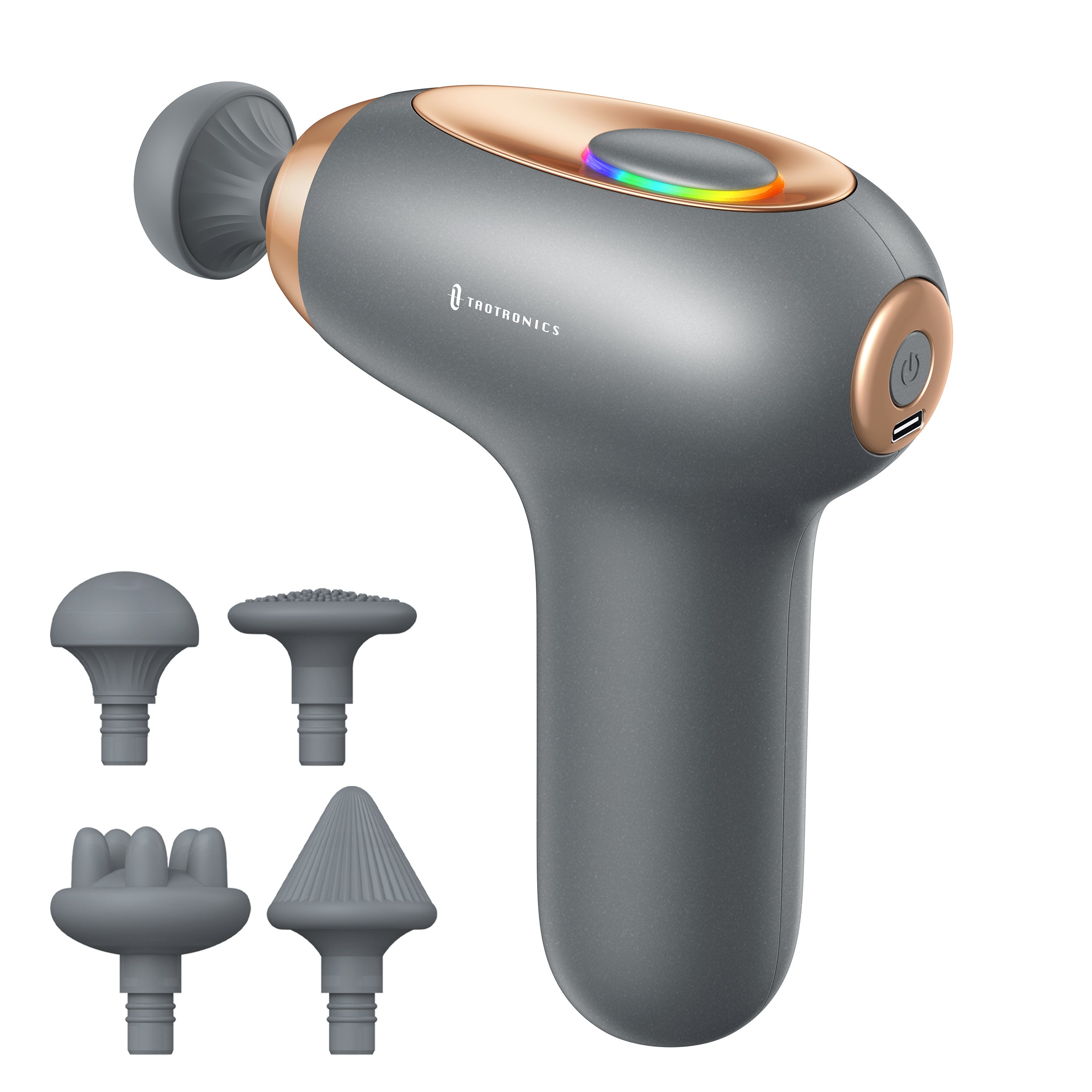 TaoTronics | Massage Gun TT-PCA006, Ergonomic Self-Care Mini Relax Massage Gun