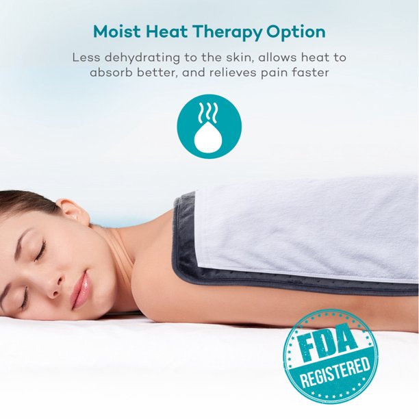 Sable Heating Pad,XXX-Large for Fast Pain Relief with 6 Temperature Settings