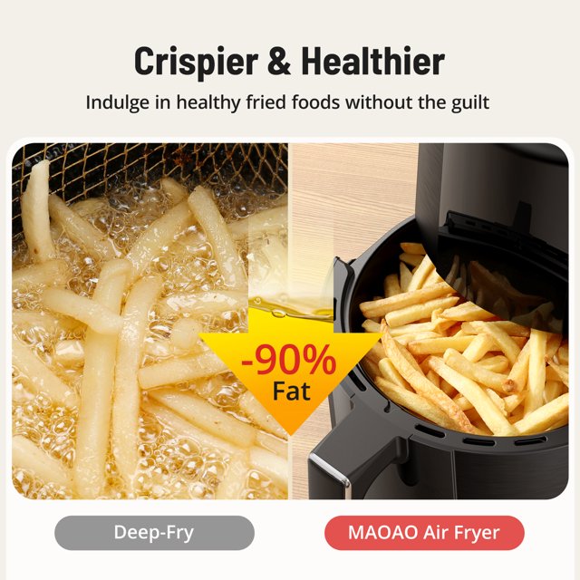 Air Fryer 17QT 6 in 1 AirFryer Toaster Oven Combo with Viewing Window Large Countertop