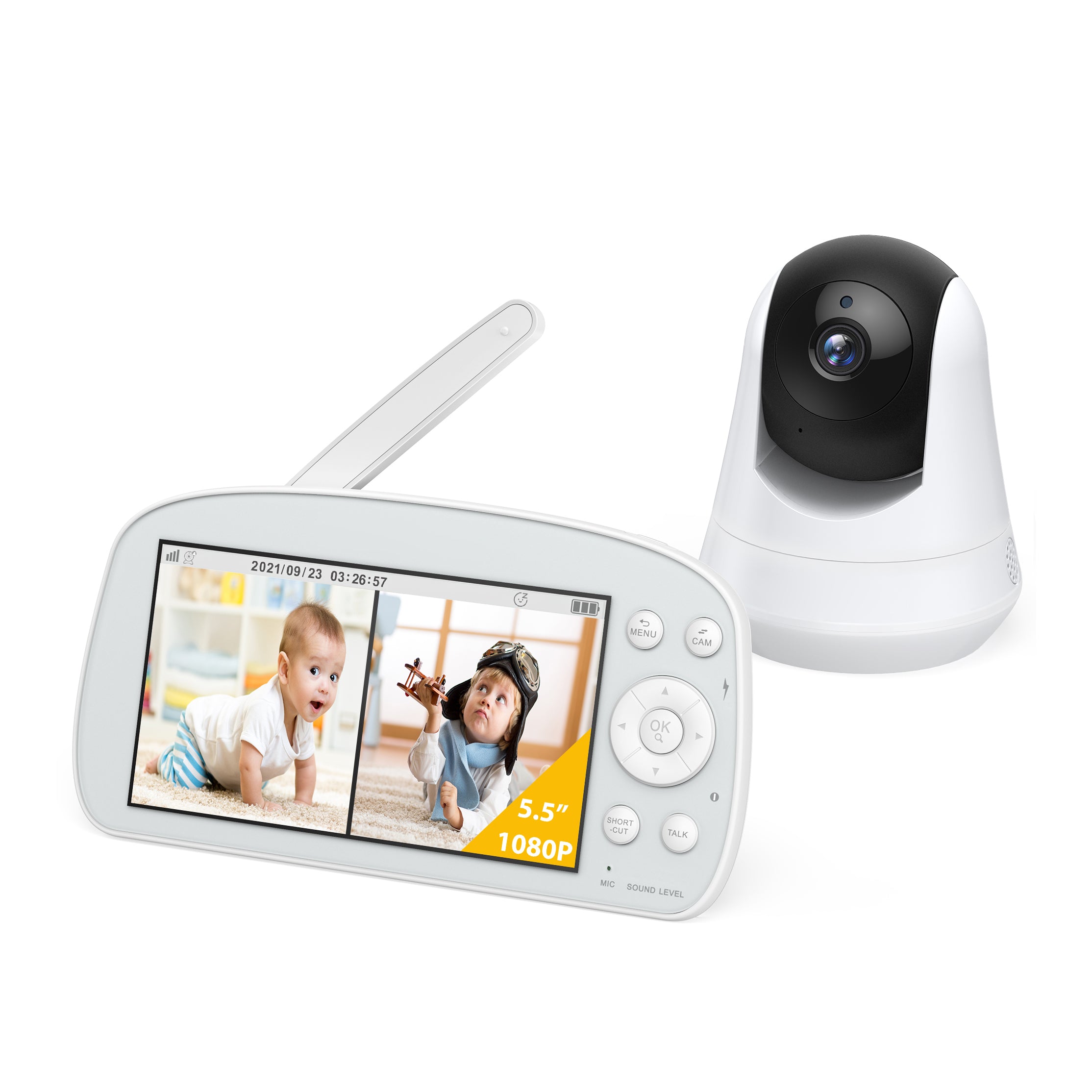 1080P Baby Monitor PE-IH004, With Camera and Audio Split Screen
