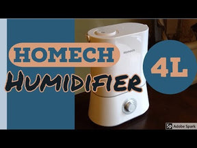 Homech 4L Cool Mist Humidifiers 001, 26dB Quiet Humidifiers