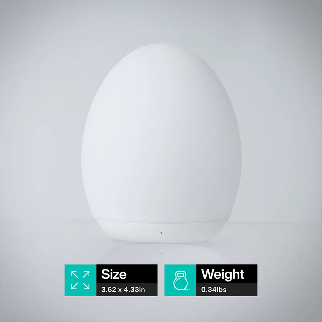 Night Light for Kids, Baby Night Light with 8 Color Changing Mode & Dimming Function, Rechargeable Egg Night Light with 1 Hour Timer&Touch Control, up to 100H