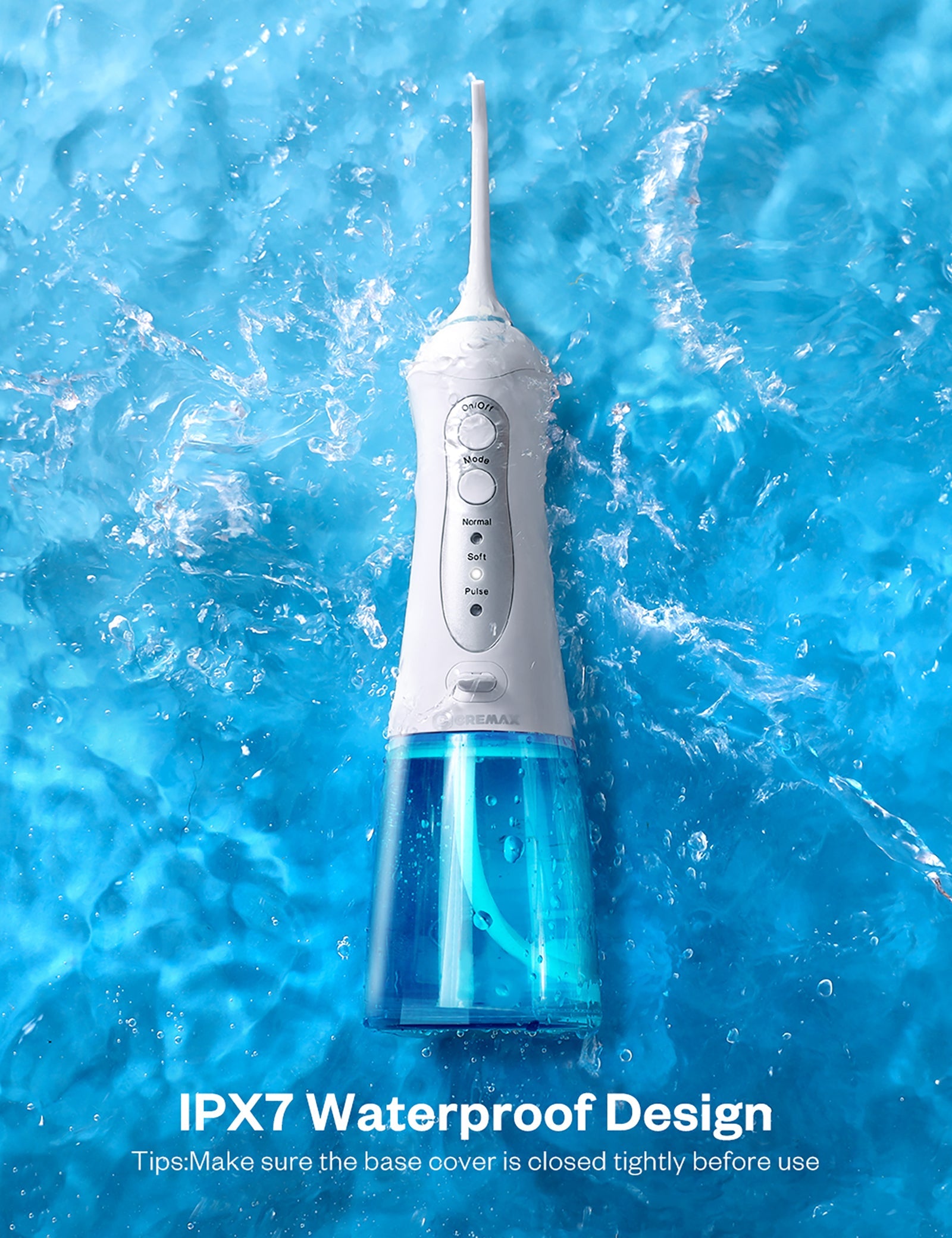 Water Flosser Cordless, Portable Teeth CleanerPowerful Cleaning