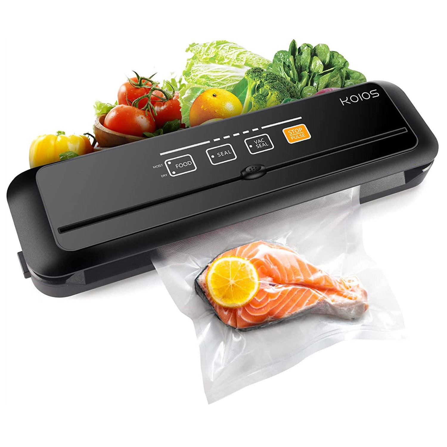 KOIOS Vacuum Sealer Machine, 86Kpa Automatic Vacuum Air food sealer/Bu