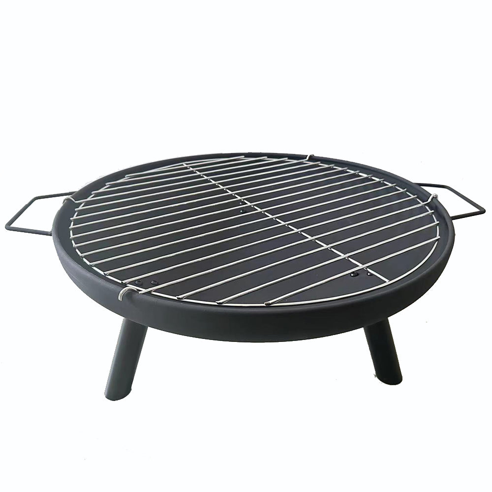 Furnace round utility grill fire pit heating stove simple cauldron outdoor bonfire yard