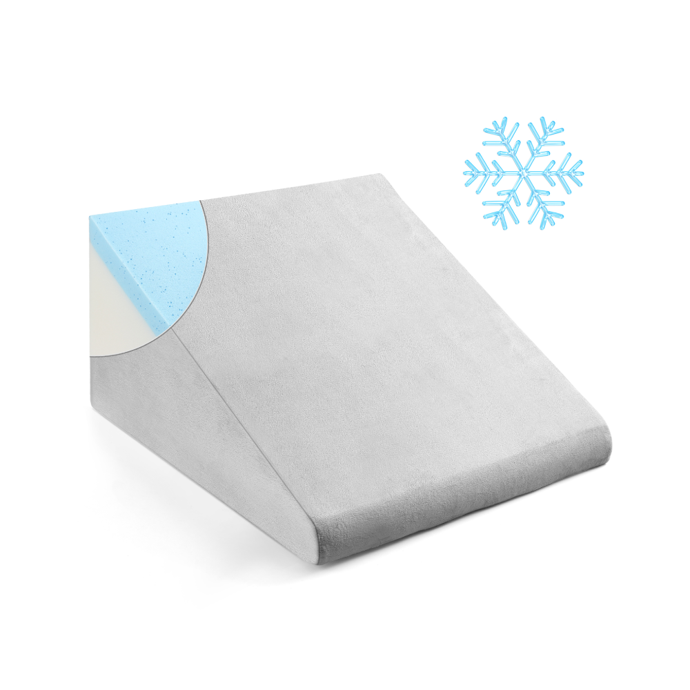 comfort bed wedge pillow folding memory