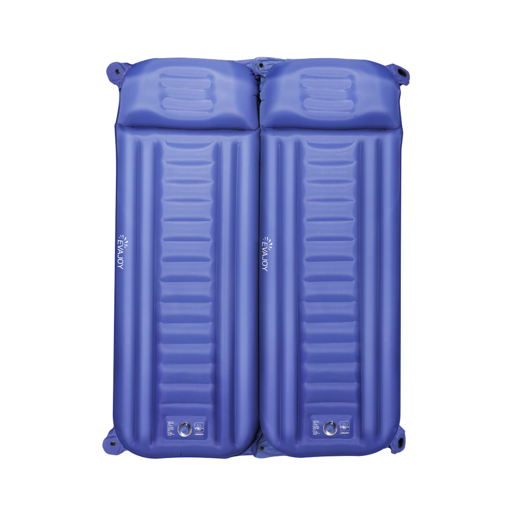 Sable Inflatable Camping Sleeping Mat Air Mattress, Twin size Air Pad with Pillow WM