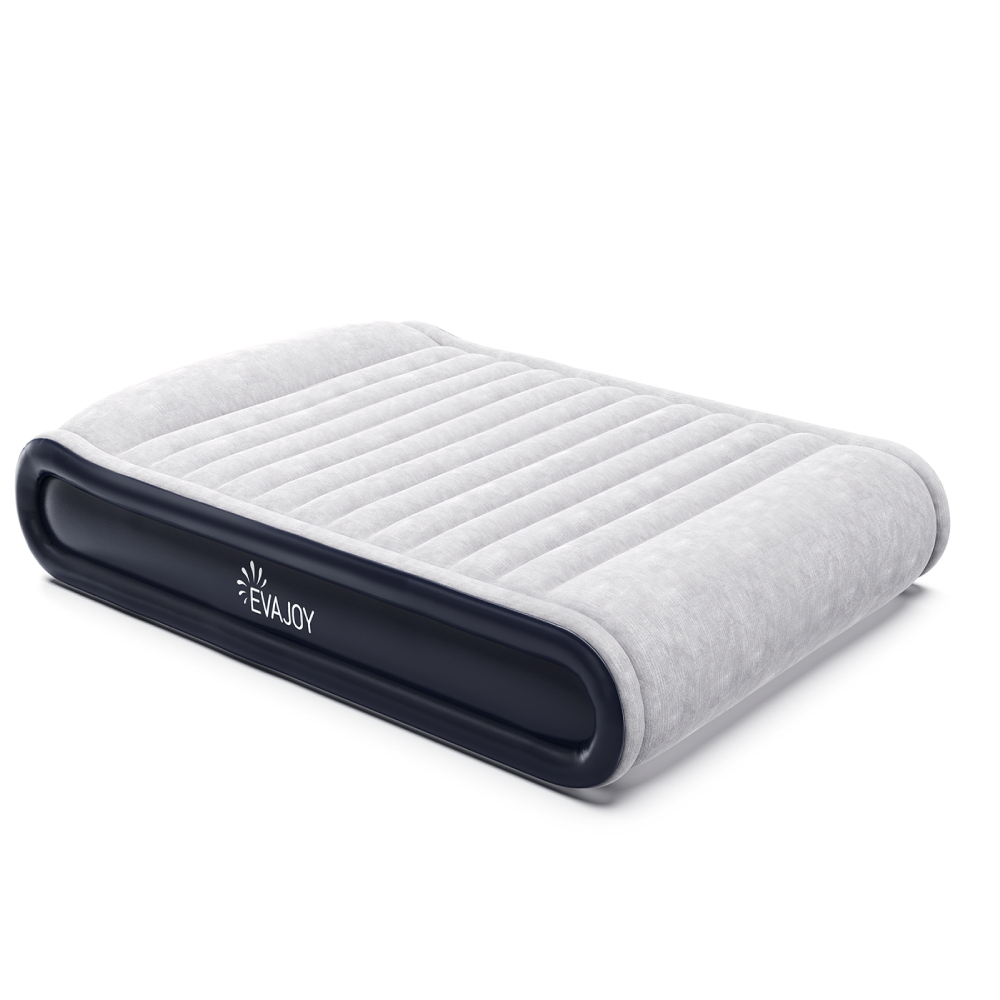 Evajoy Elevated Air Mattress with Built-in Pump, Portable Queen Size Air Mattress