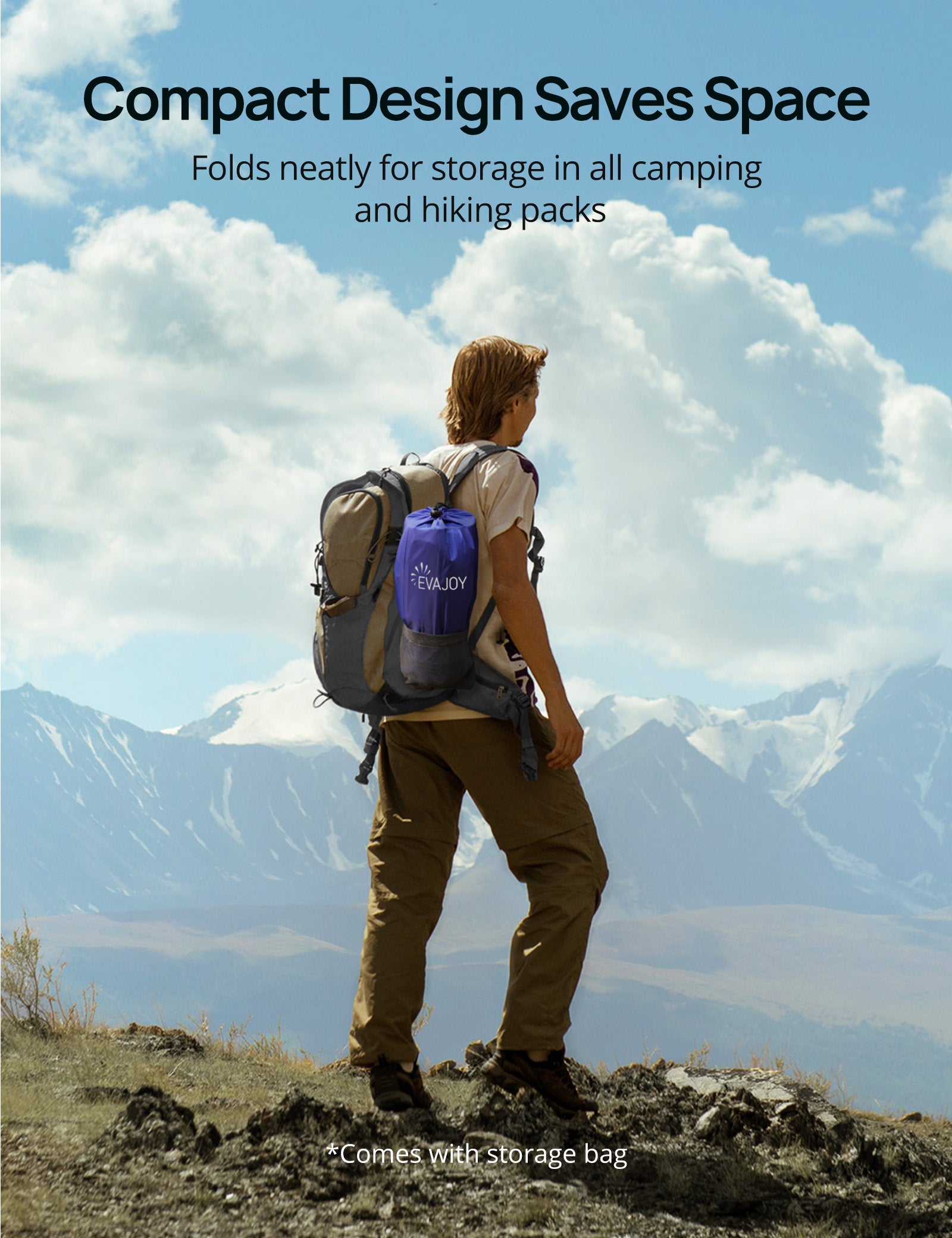 Sable Inflatable Camping Sleeping Mat Air Mattress, Twin size Air Pad with Pillow WM