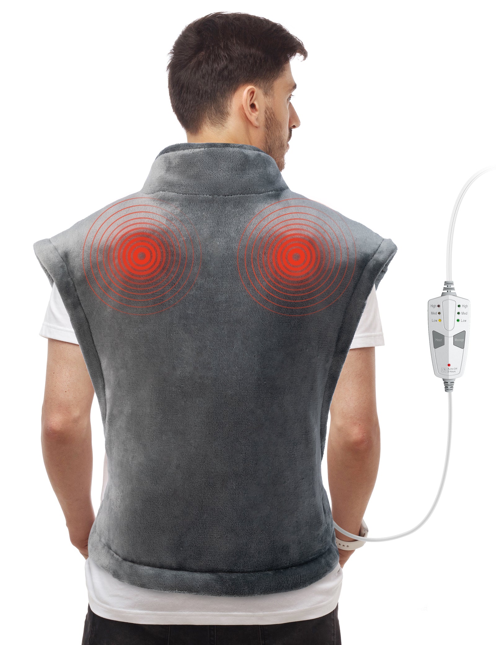 Quality vibrating massage vest Designed For Varied Uses 