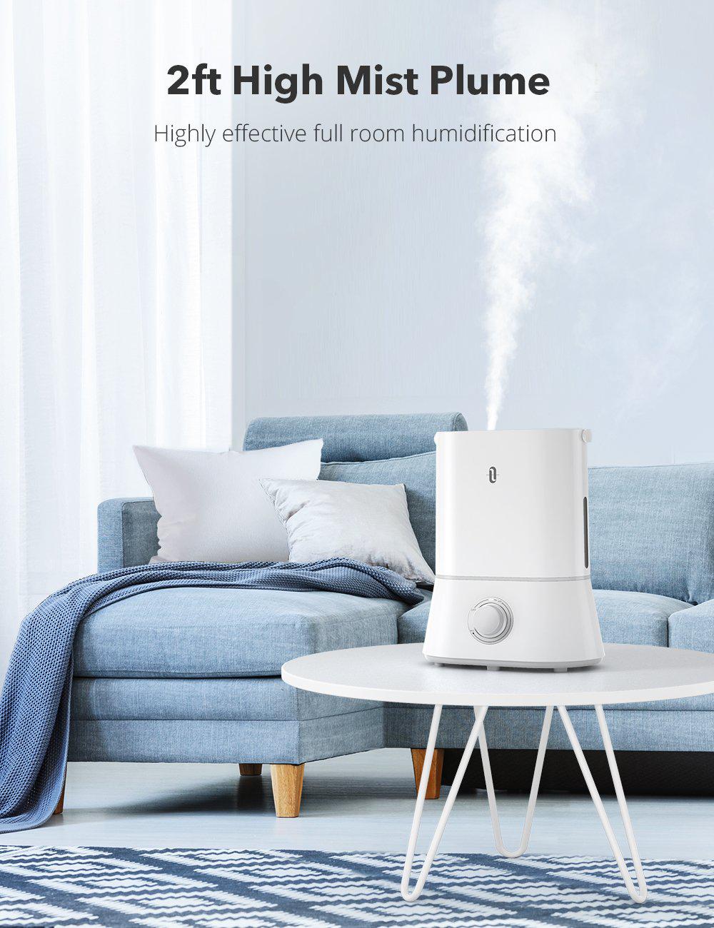 4L Cool Mist Ultrasonic Humidifier AH024 For Bedroom Home Baby-TaoTronics