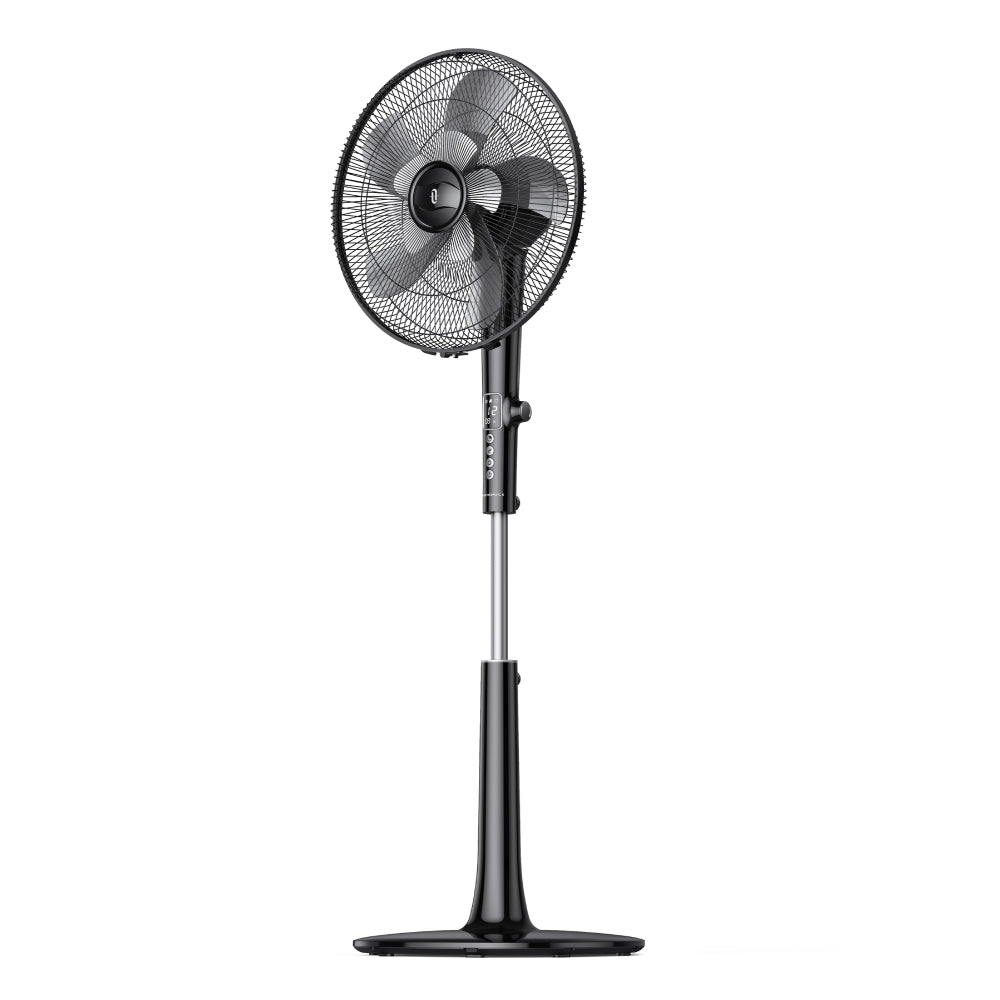 Pedestal Fan, Oscillating Standing with Remote, 3 Wind Modes 12 Speed  Levels