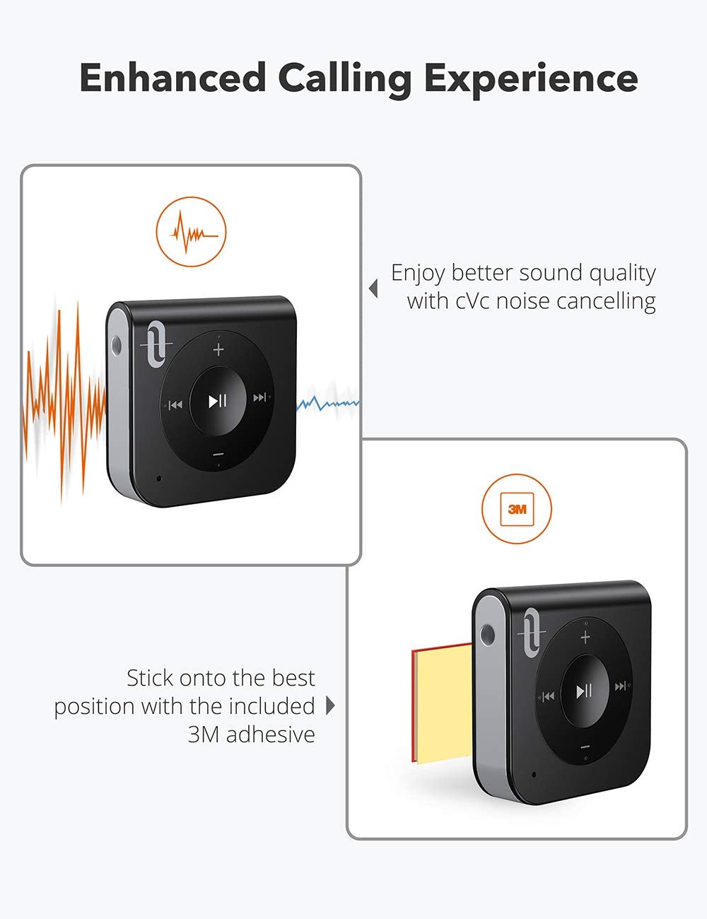 Bluetooth Receiver, AUX Adapter Wireless Audio Adapter-TaoTronics
