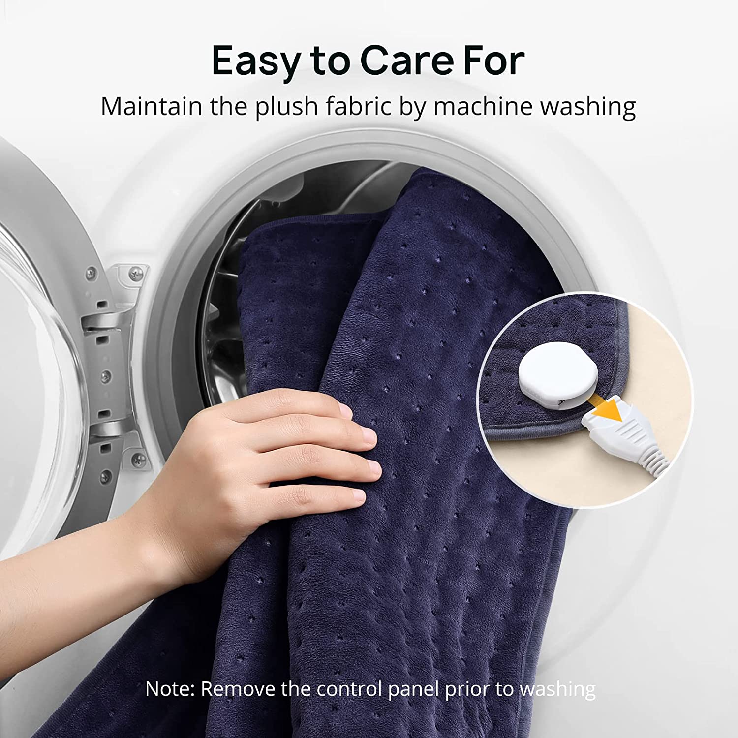 【33''×17''】Evajoy Heating Pad for Back Pain Relief, Extra Large Electric Heating Pads