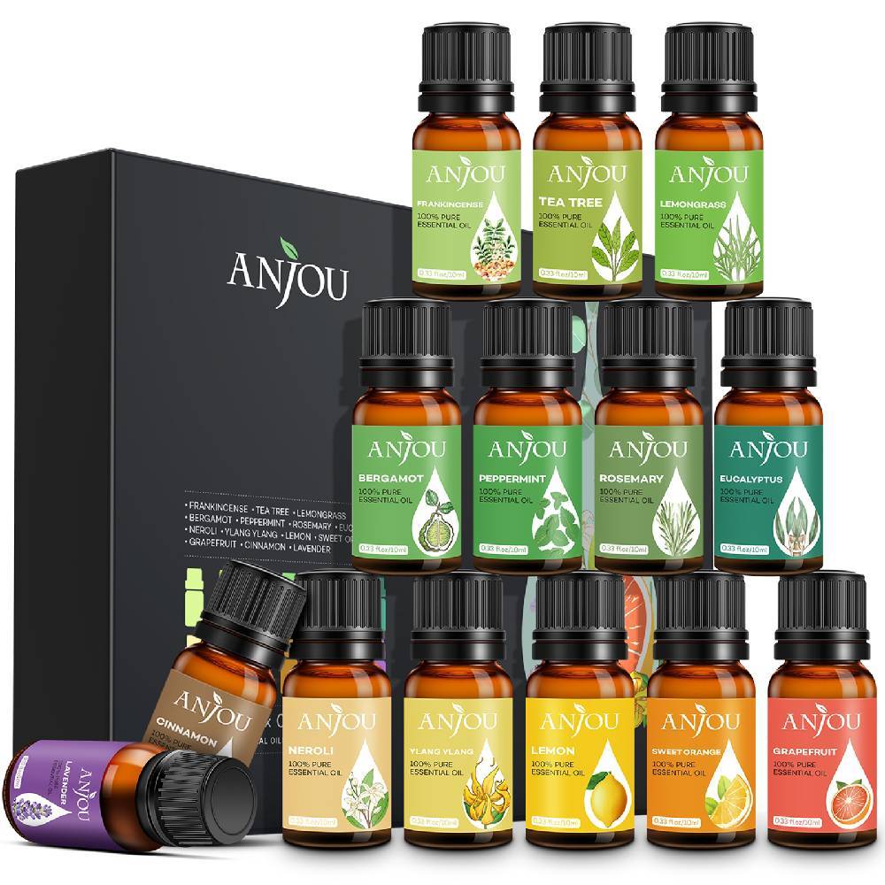 14 x10ml Aromatherapy Essential Oil Large Pure & Therapeutic Grade-TaoTronics US