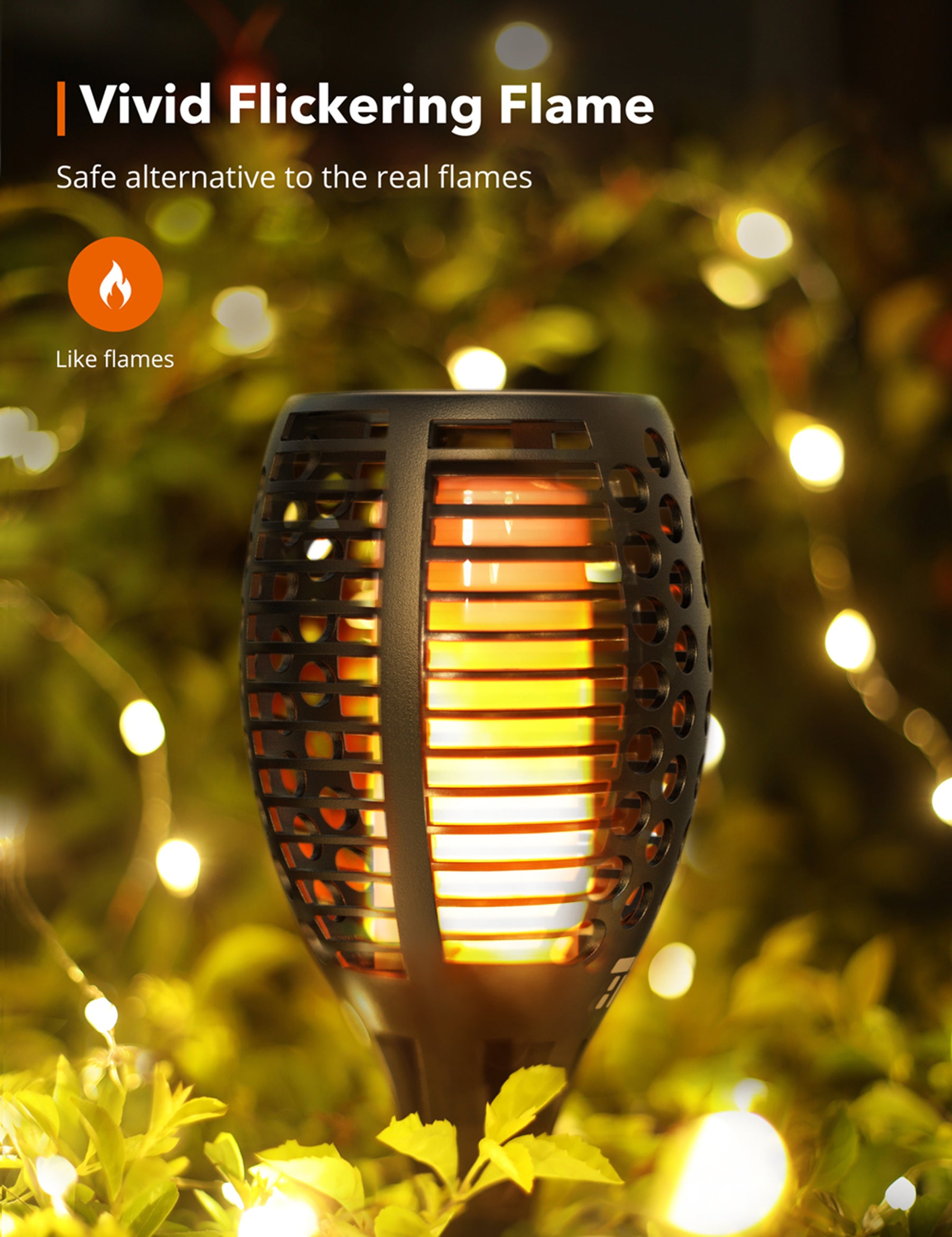 TaoTronics Solar Garden Lights,2PCS