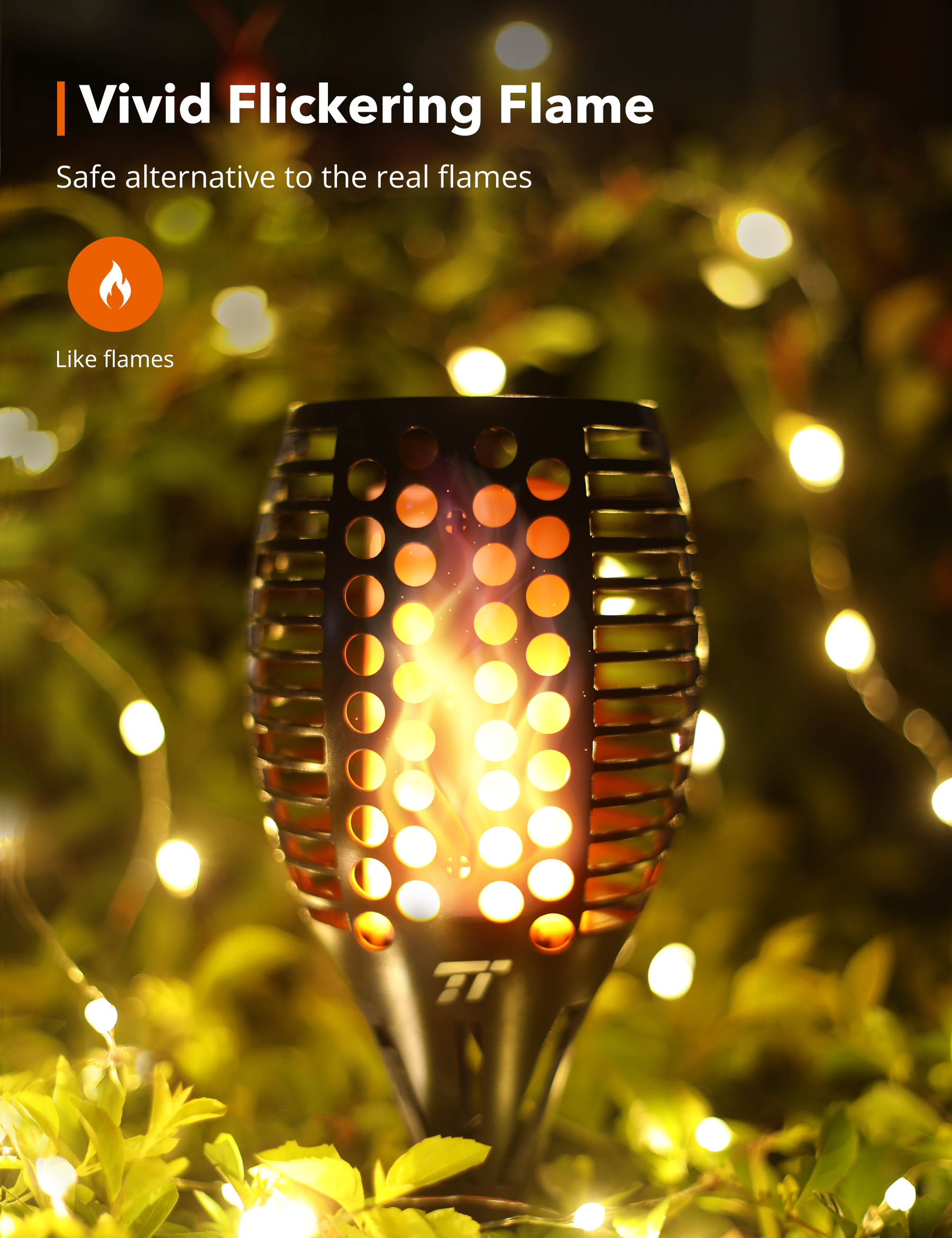 TaoTronics Solar Garden Lights,2PCS