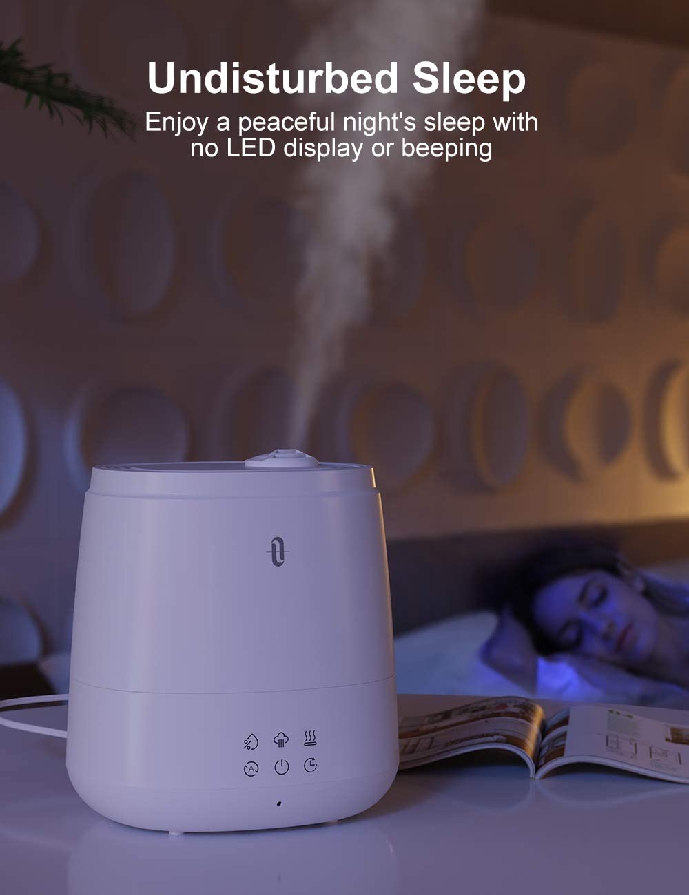 6L Humidifiers Warm and Cool Mist Humidifiers For Home-TaoTronics