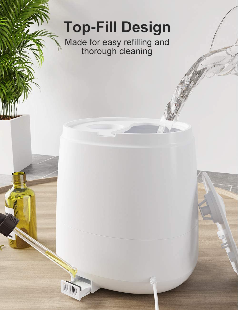 6L Humidifiers Warm and Cool Mist Humidifiers For Home-TaoTronics