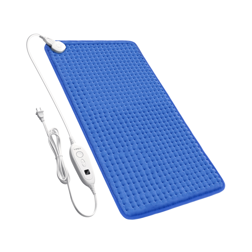 【33"x17"】Electric Heating Pad for Back Pain Cramps Relief, XXX-Large 33x17 Ultra Soft Fast Heating, Moist Dry Heat