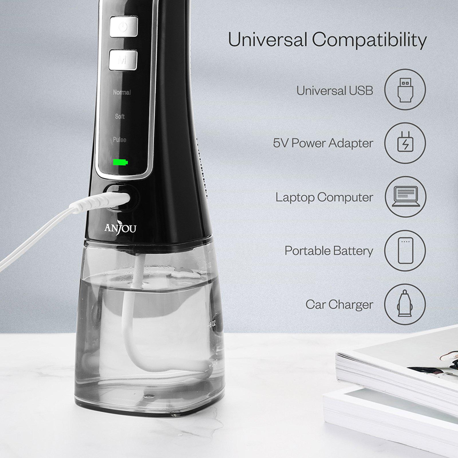 Water Flosser Cordless for Teeth 300ML-TaoTronics US