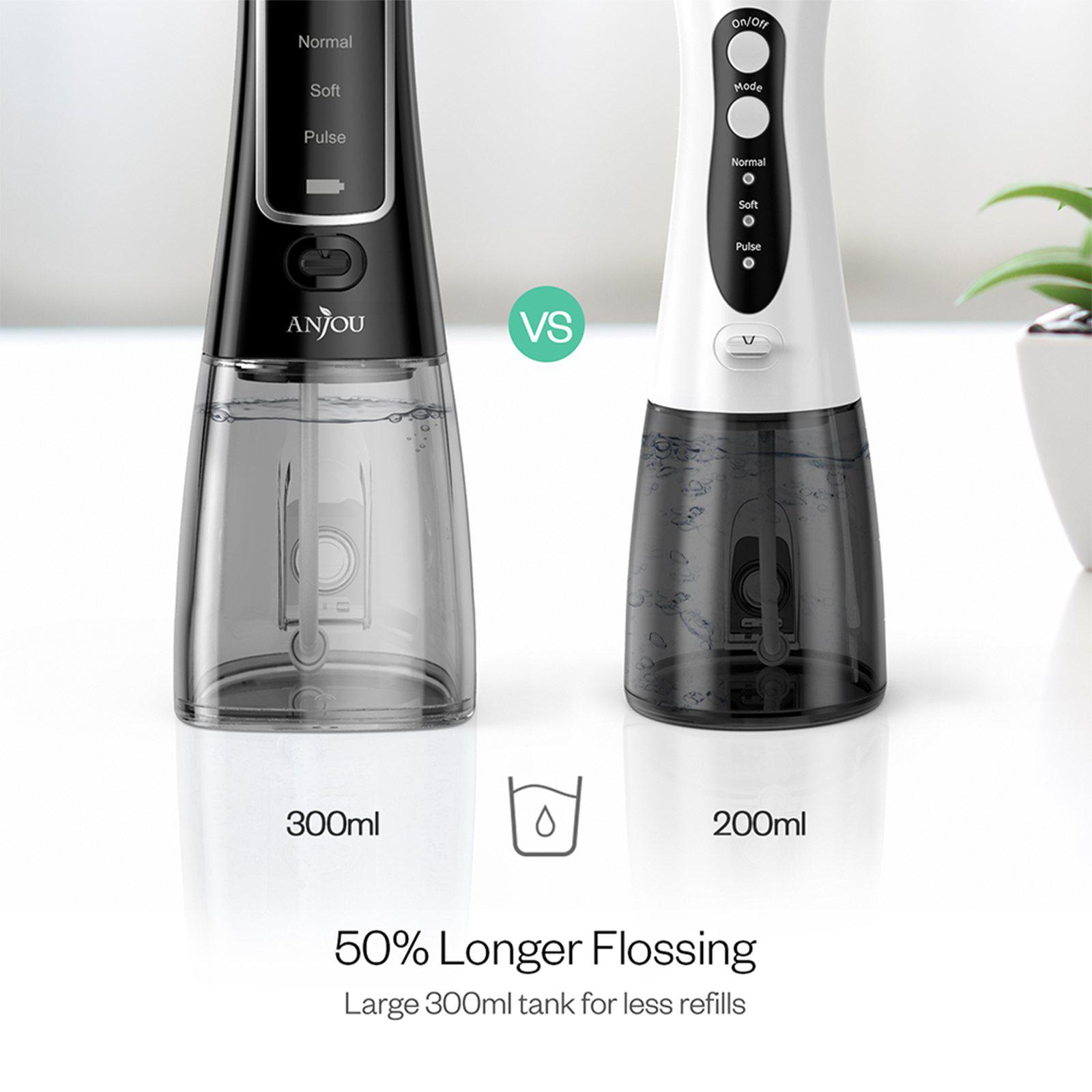 Water Flosser Cordless for Teeth 300ML-TaoTronics US