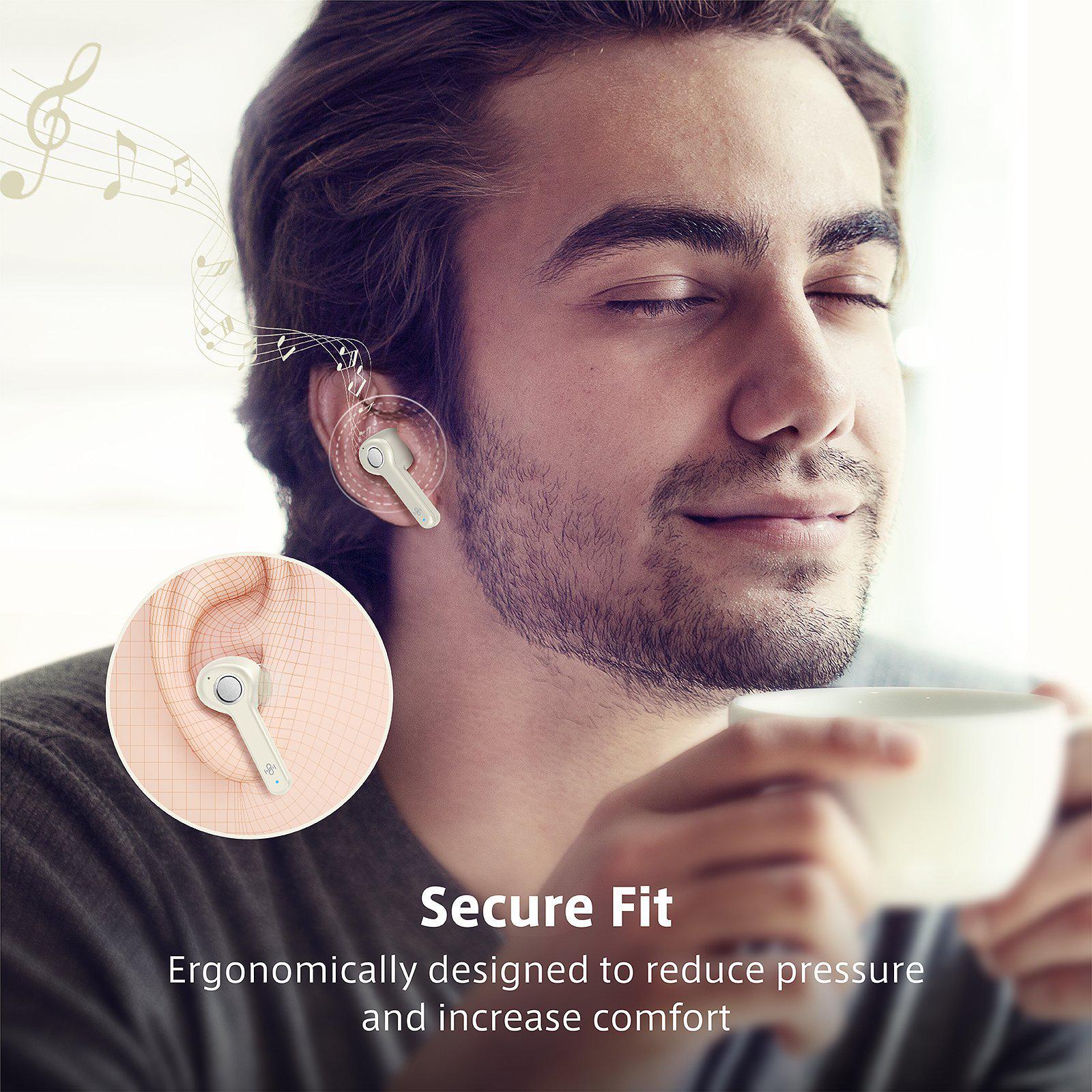 Boltune-Wireless Earbuds 020, Upgraded Boltune Bluetooth V5.2 in-Ear Stereo Wireless Headphones-TaoTronics US