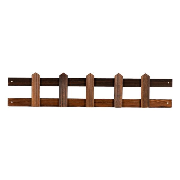 4-Story 7-Seat Indoor And Outdoor Multi-Function Carbonized Wood Plant Stand